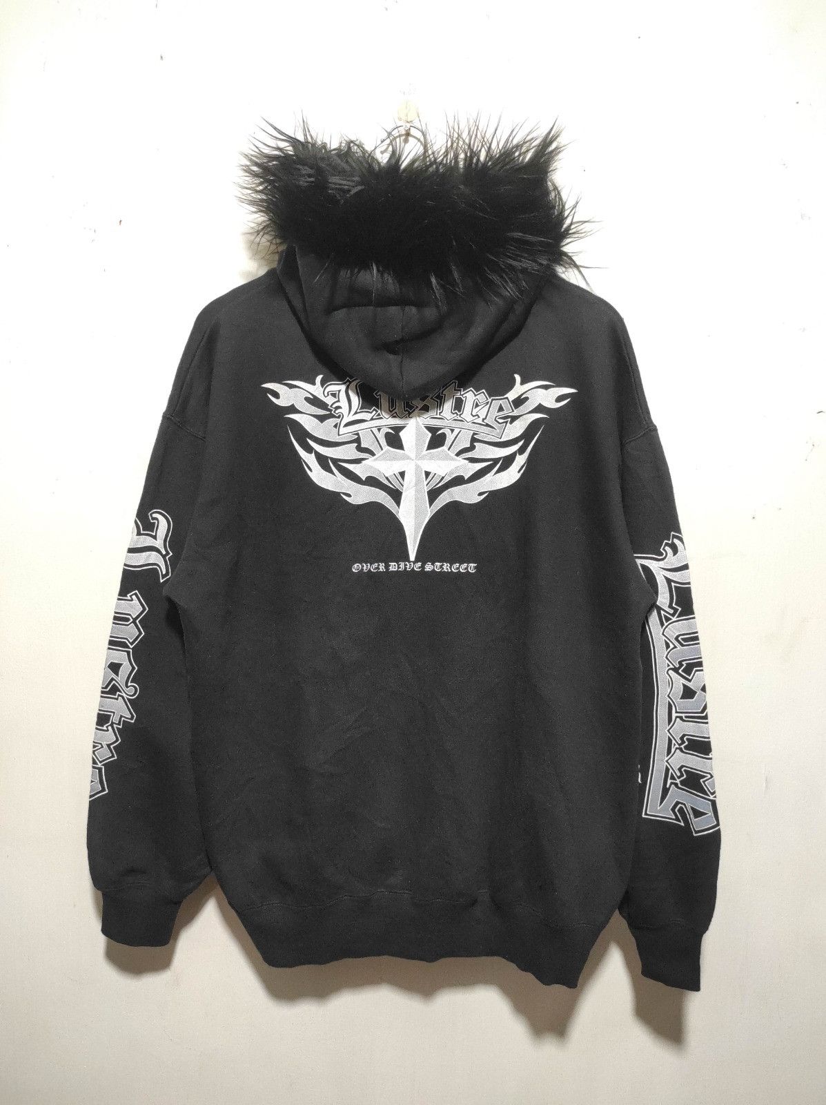 Affliction Lustre Cross fur hoodie LGB style Size US L / EU 52-54 / 3 - 11 Thumbnail