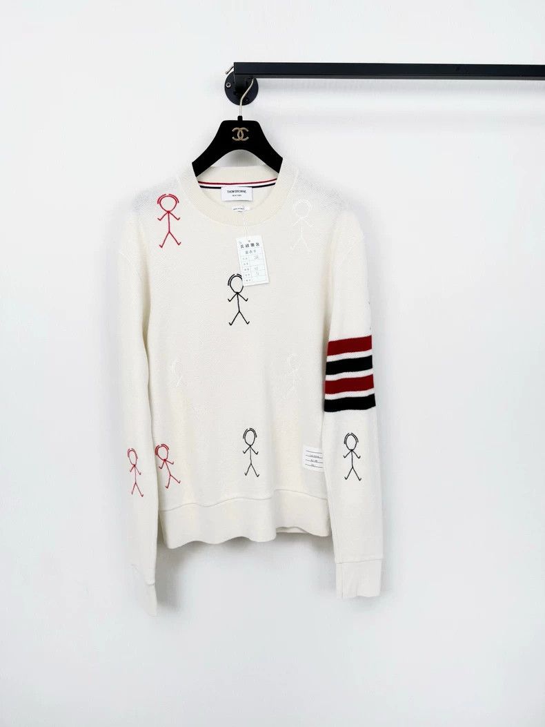 Thom Browne Thom Browne TB Cashmere Sweater - dmc Size US M / EU 48-50 / 2 - 1 Thumbnail