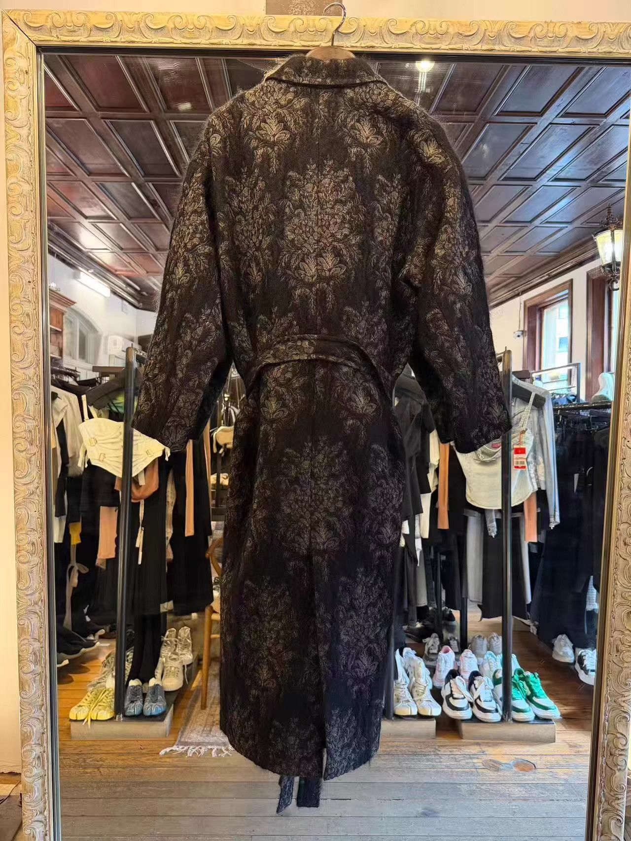 Uma Wang UMA WANG FW25 Women’s Main Black/Tan Cicero Coat Ｑ25 Size S / US 4 / IT 40 - 2 Thumbnail