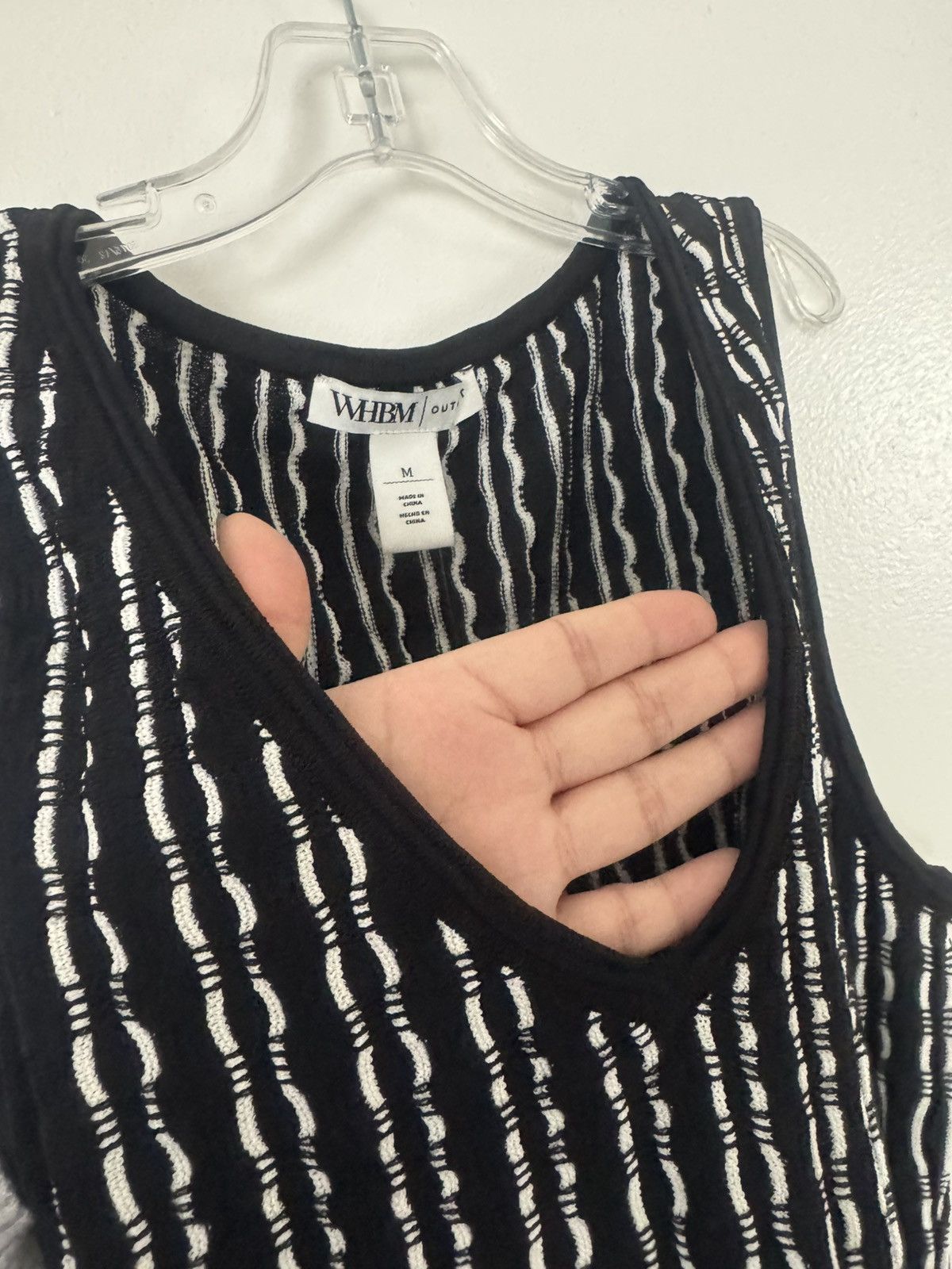 White House Black Market White House Black Market Sleeveless Stitch Peplum Top Medium Size M / US 6-8 / IT 42-44 - 6 Thumbnail