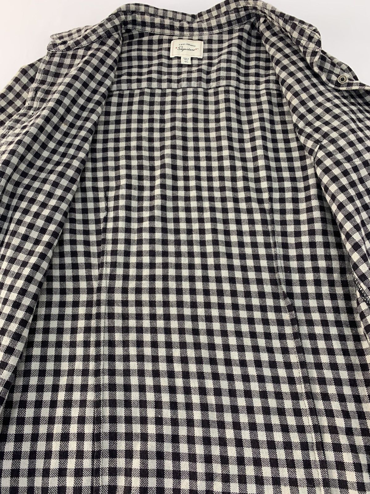 Levi's Levi’s Strauss Signature Flannel Mini Checked Button Up Size S / US 4 / IT 40 - 6 Thumbnail