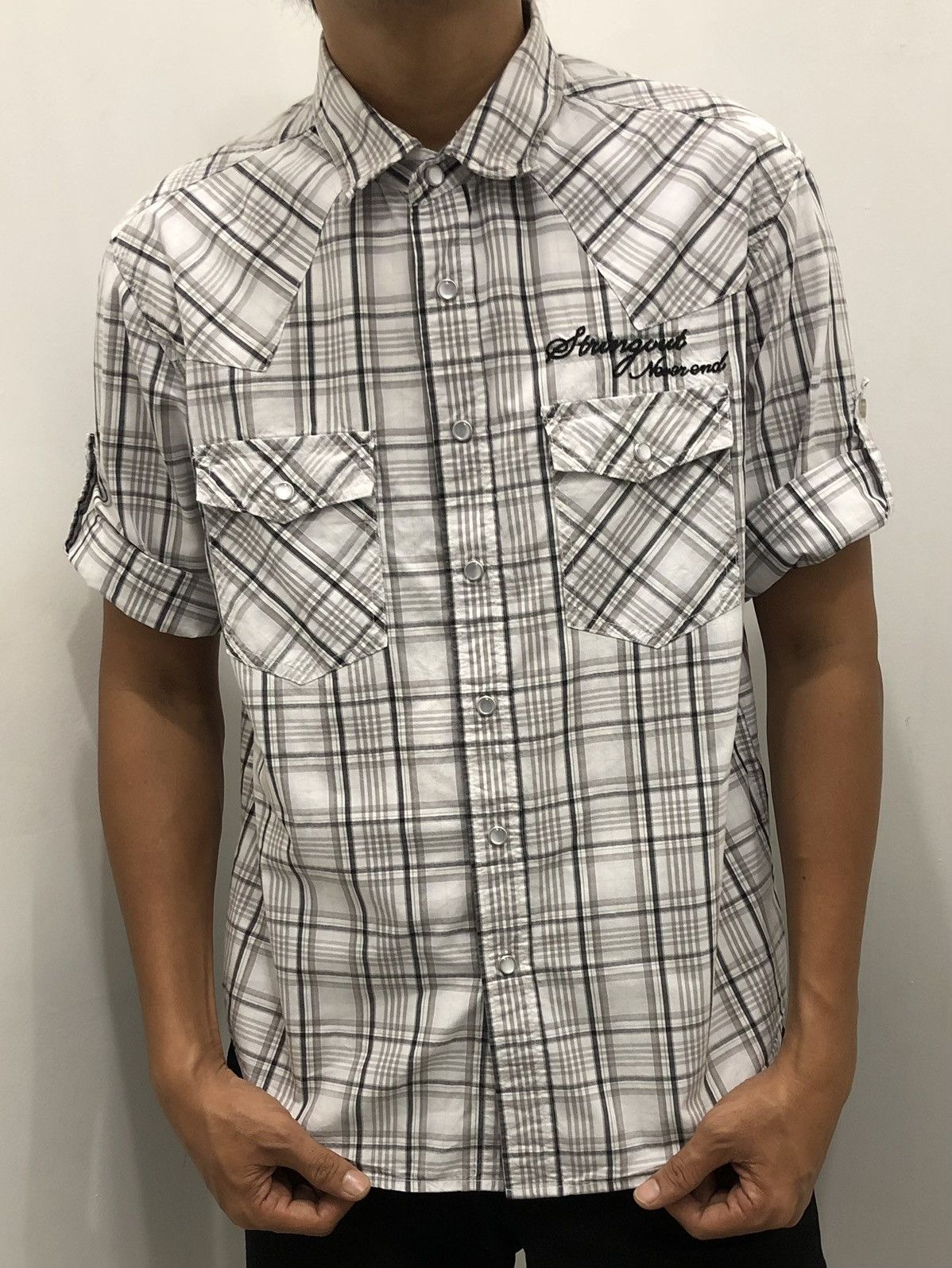 Japanese Brand Japanese Poem Button Up Shirt Embroidery Details Size US L / EU 52-54 / 3 - 4 Thumbnail