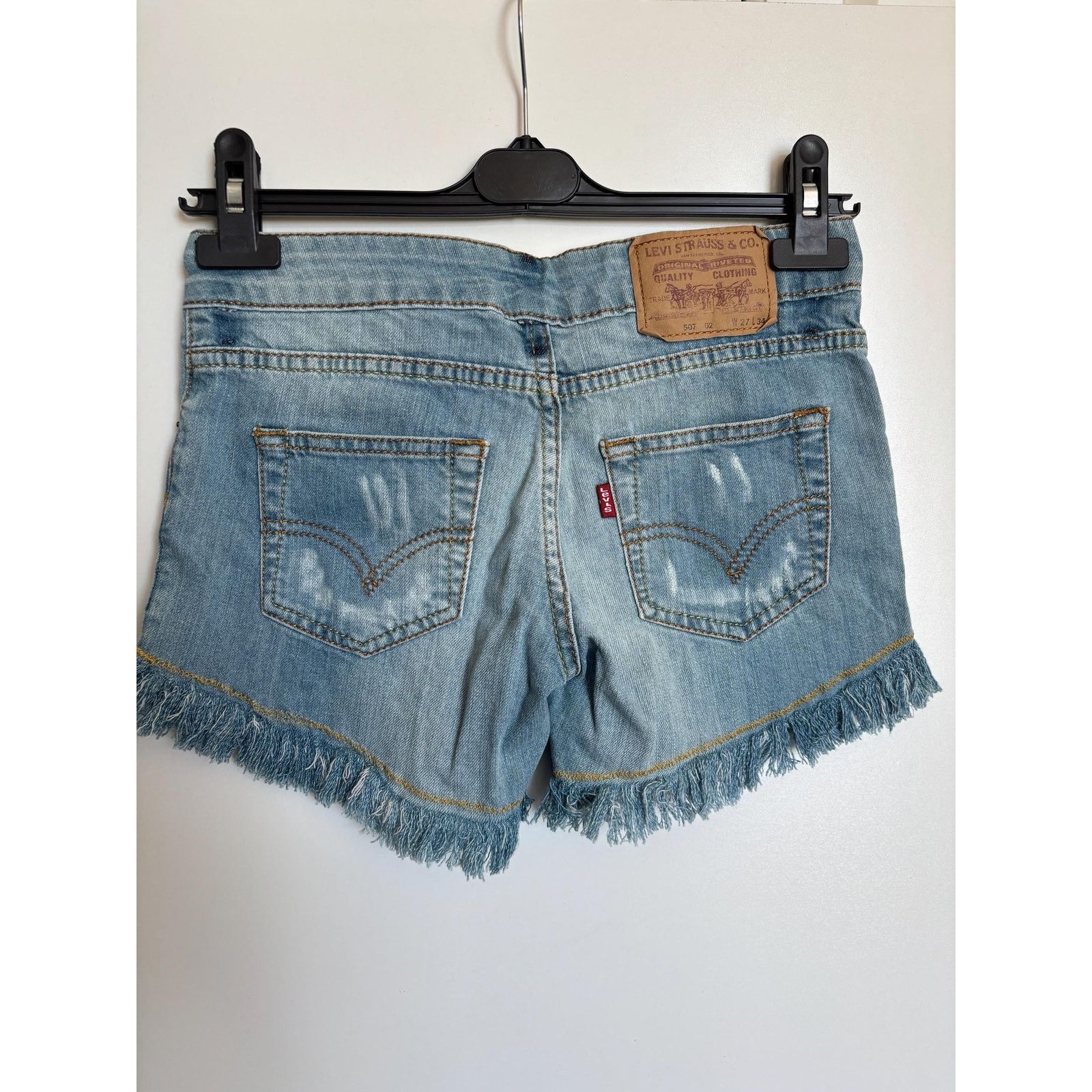 Levi's Levi's 510 W27 High Rise USA Made Cut-Off Denim Shorts Size US 27 - 5 Thumbnail