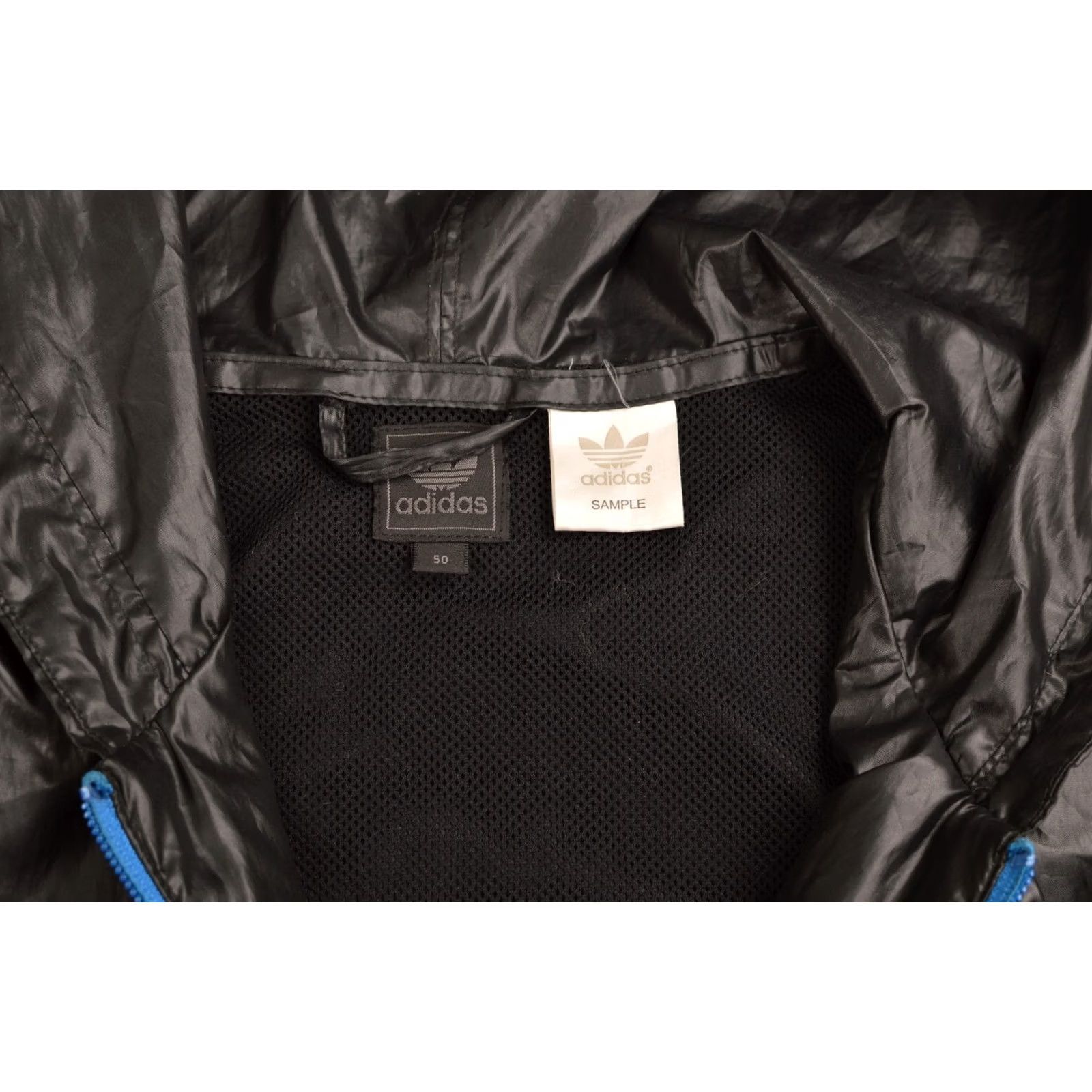 Adidas VINTAGE Adidas Originals AC WB P01253 Parachute Jacket Windbreaker Black M Adult 50 XS? Size US M / EU 48-50 / 2 - 5 Thumbnail
