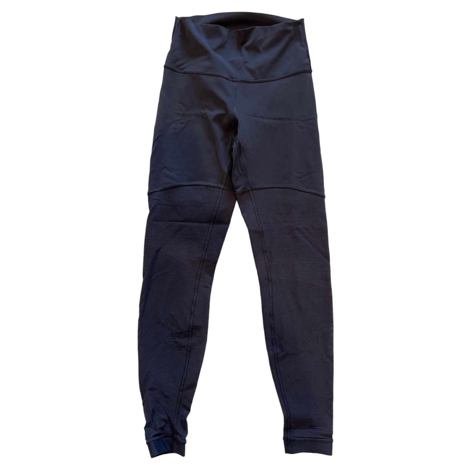 Lululemon Lululemon Women's Gray Ankle Mesh Leggings Size 6 Size 28" / US 6 / IT 42 - 1 Thumbnail