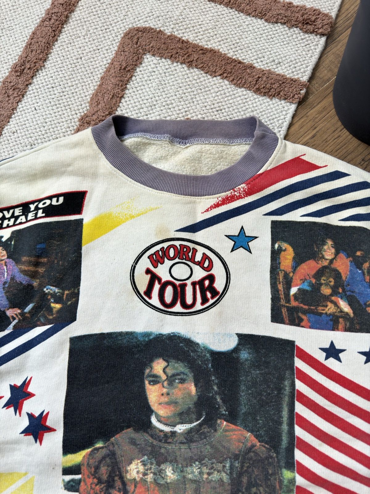 Michael Jackson VINTAGE MICHAEL JACKSON TOUR SWEATSHIRT Size US S / EU 44-46 / 1 - 3 Thumbnail