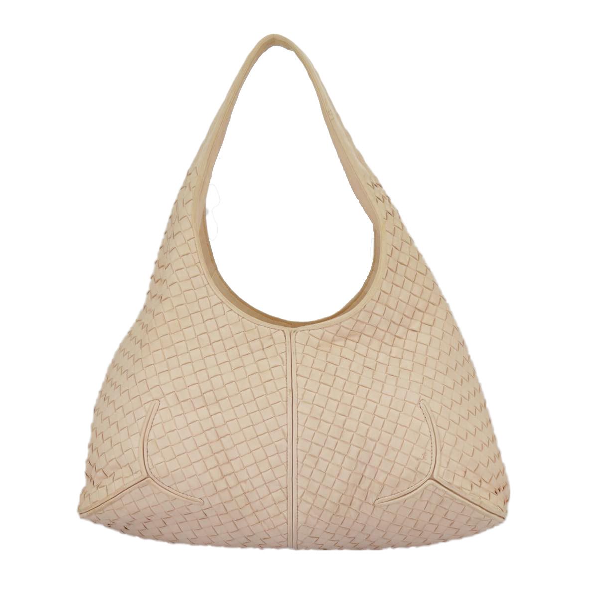 Bottega Veneta Intrecciato Pink Leather Shoulder Bag (Pre-Owned) Size ONE SIZE - 1 Thumbnail