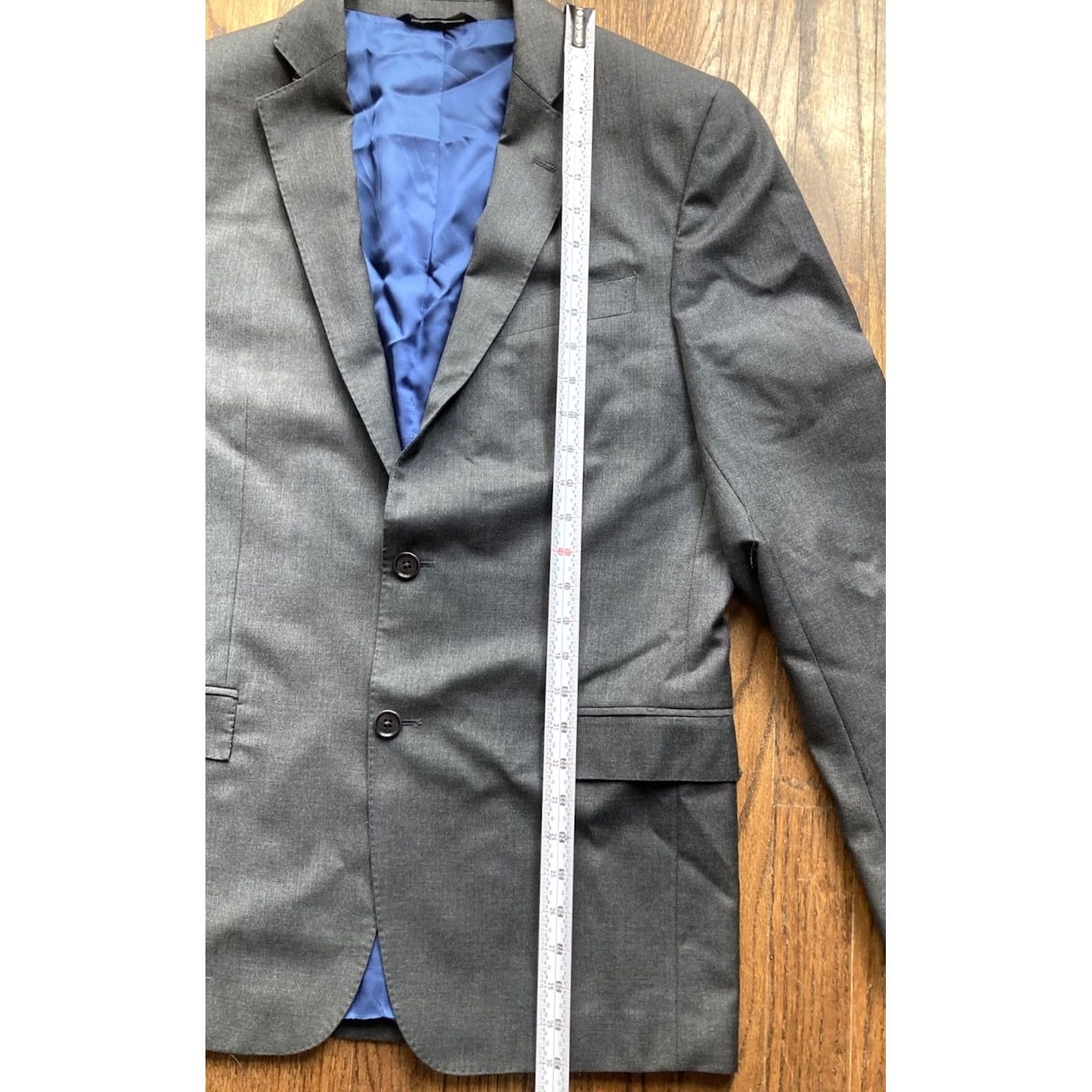 Brooks Brothers Brooks Brothers Blazer Mens 38R Gray Regent Brooksgate Vitale Barberis Wool Size 38R - 5 Thumbnail