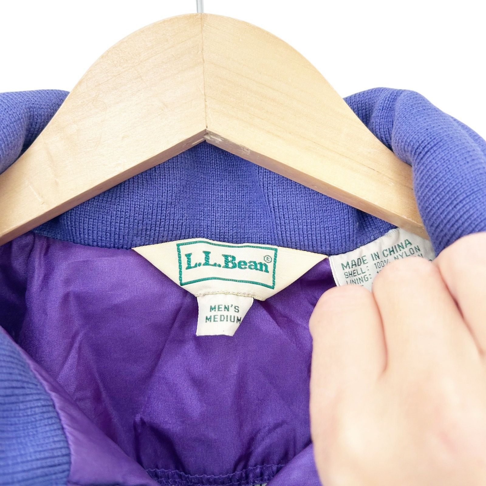 L.L. Bean Vintage LL Bean Teal Purple Windbreaker Sz M Size US M / EU 48-50 / 2 - 3 Thumbnail