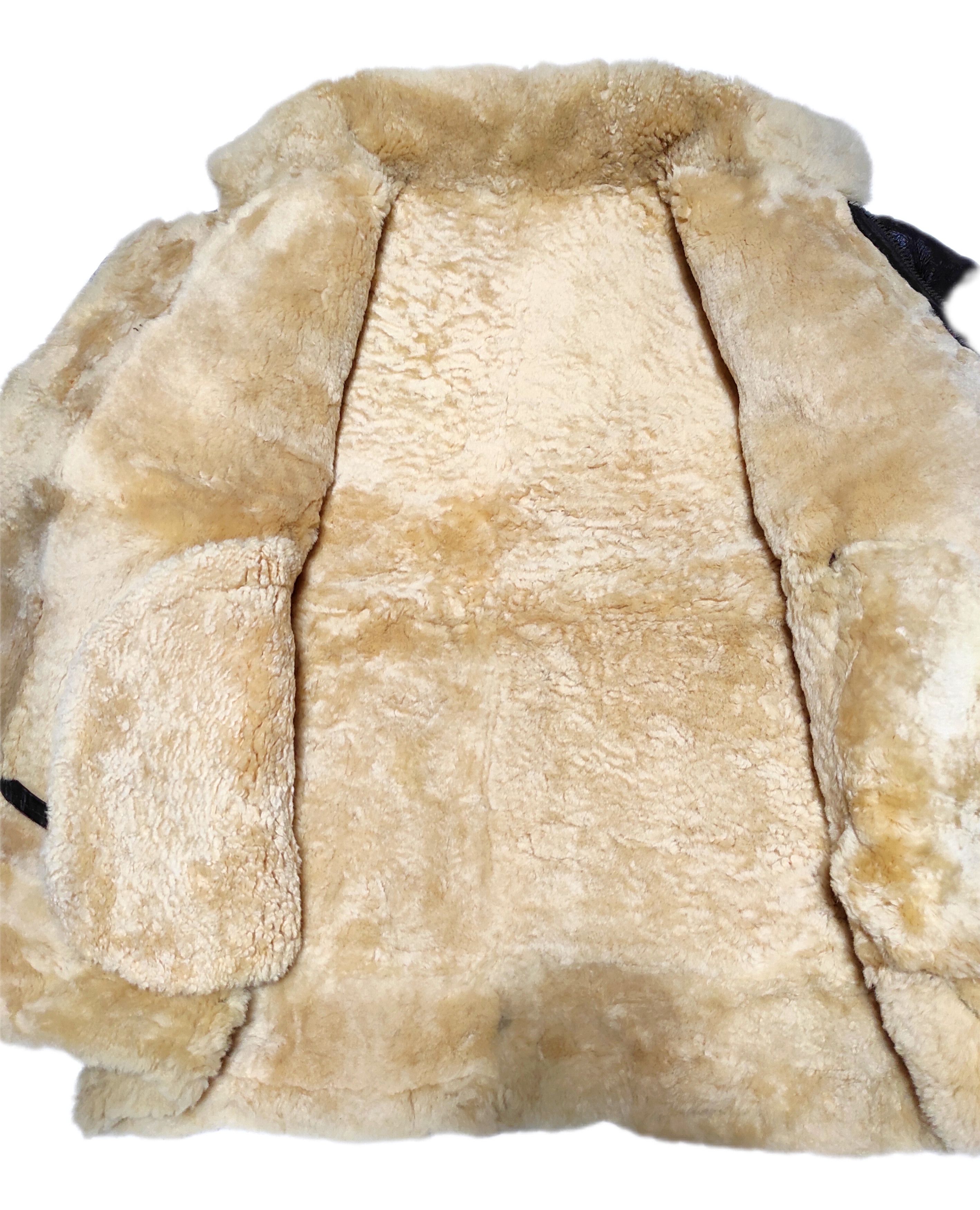 Other Beautiful Bomber Jacket type B3 Genuine leather Sheepskin Size US XL / EU 56 / 4 - 6 Thumbnail