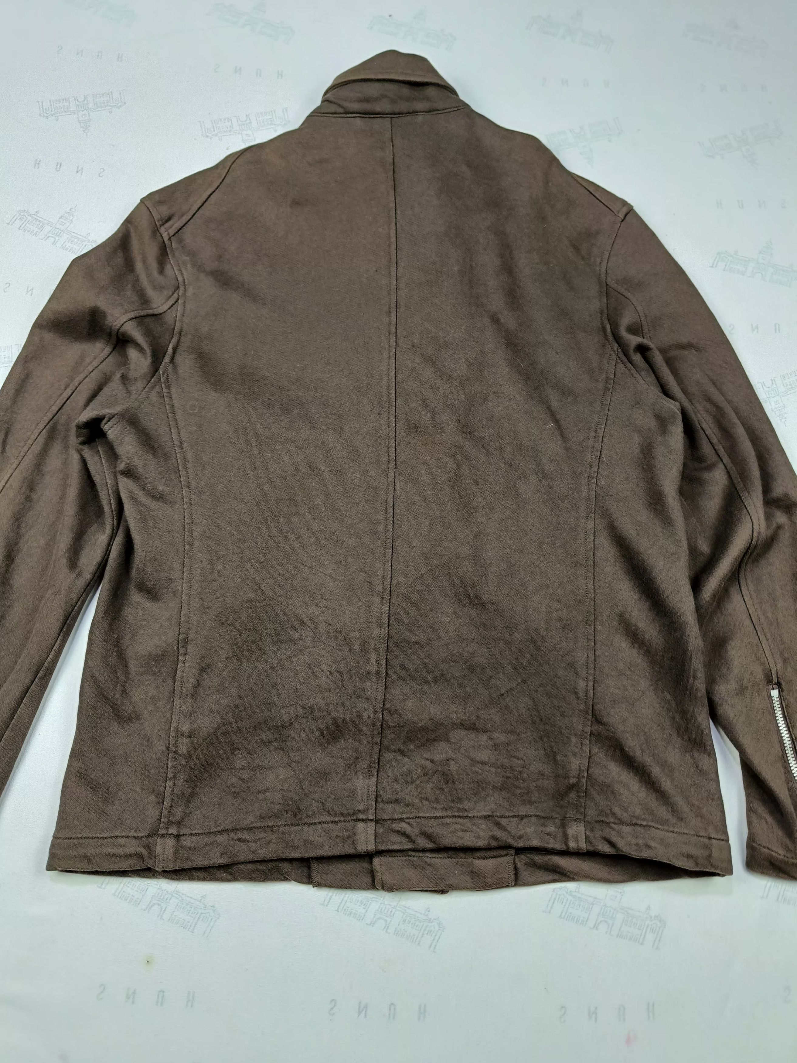 Japanese Brand Japanese Brand Double Collar Diagonal Zipper Jacket Size US L / EU 52-54 / 3 - 6 Thumbnail