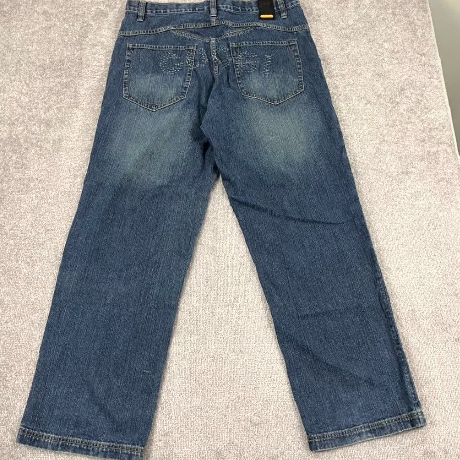 Coogi VINTAGE COOGI Jeans 38 x 32 Blue Denim Wide-Leg Baggy 10" Skater Hip Hop 90s Mens Size US 38 / EU 54 - 3 Thumbnail