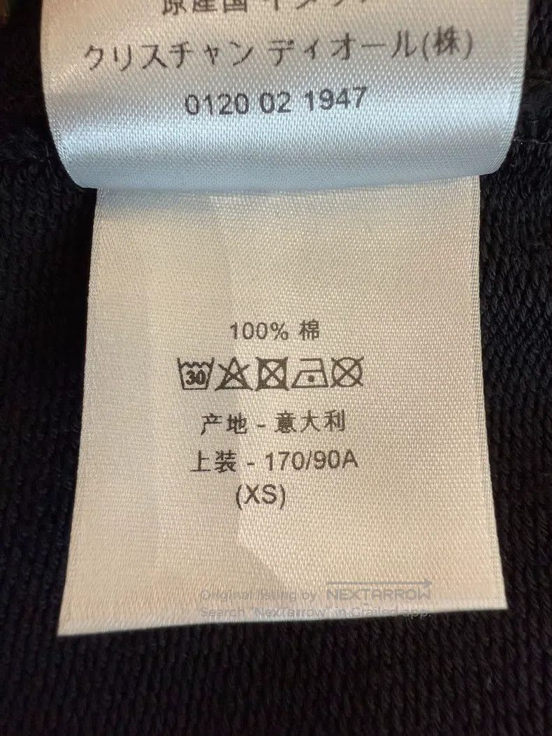 Dior Dior Black cursive logo sweatshirt Size US XS / EU 42 / 0 - 6 Thumbnail