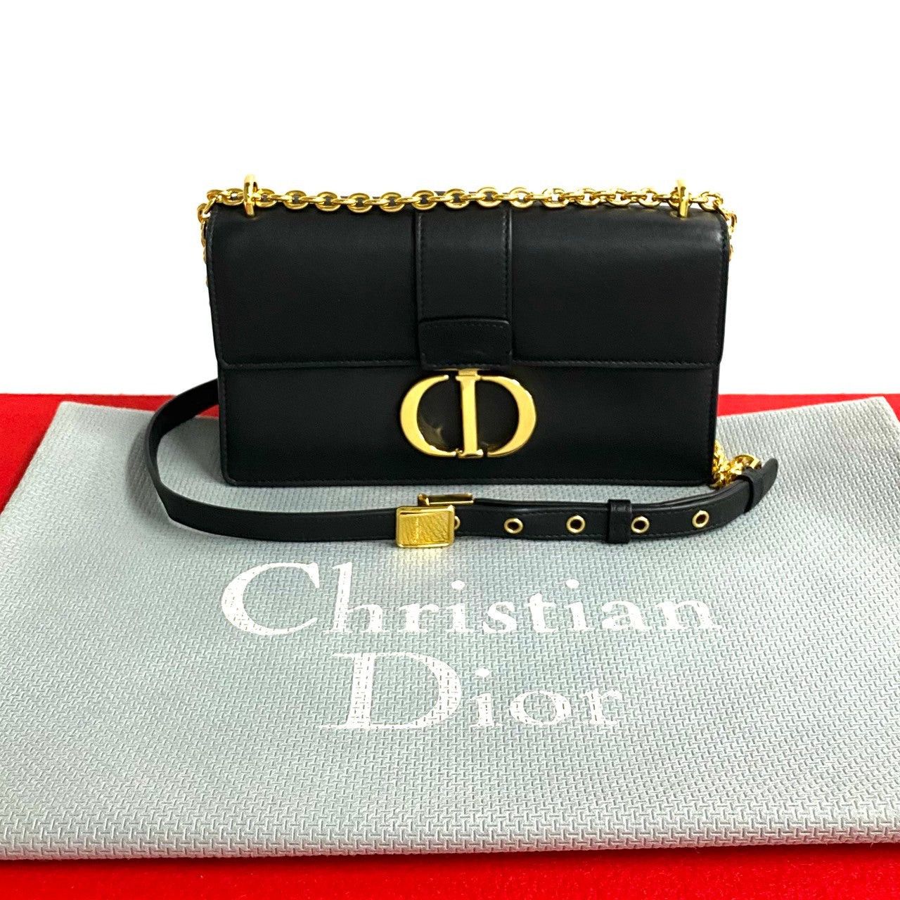 Dior Dior Shoulder Bag Black Leather Size ONE SIZE - 1 Thumbnail