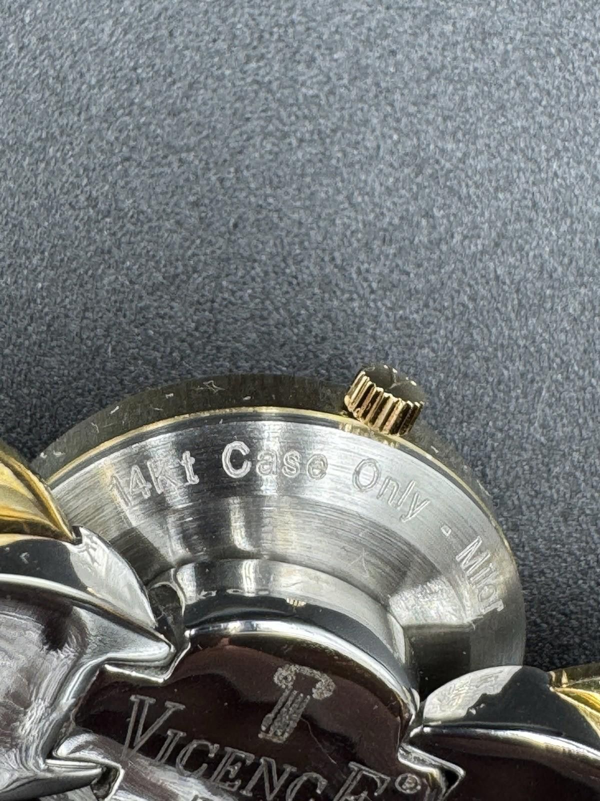 Other Vintage Vicence Italy 14K Gold Lira Coin Watch Milor for Par Size ONE SIZE - 6 Thumbnail