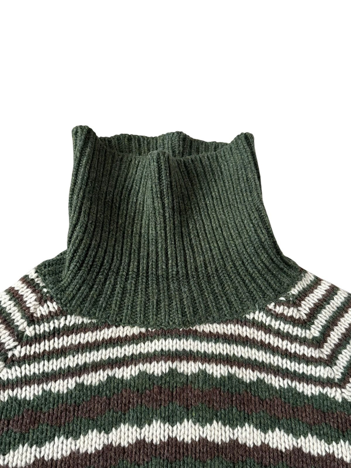 Nudie Jeans Nudie Jeans Ribbed Turtleneck Wool Jumper Sweater Medium Size US M / EU 48-50 / 2 - 8 Thumbnail