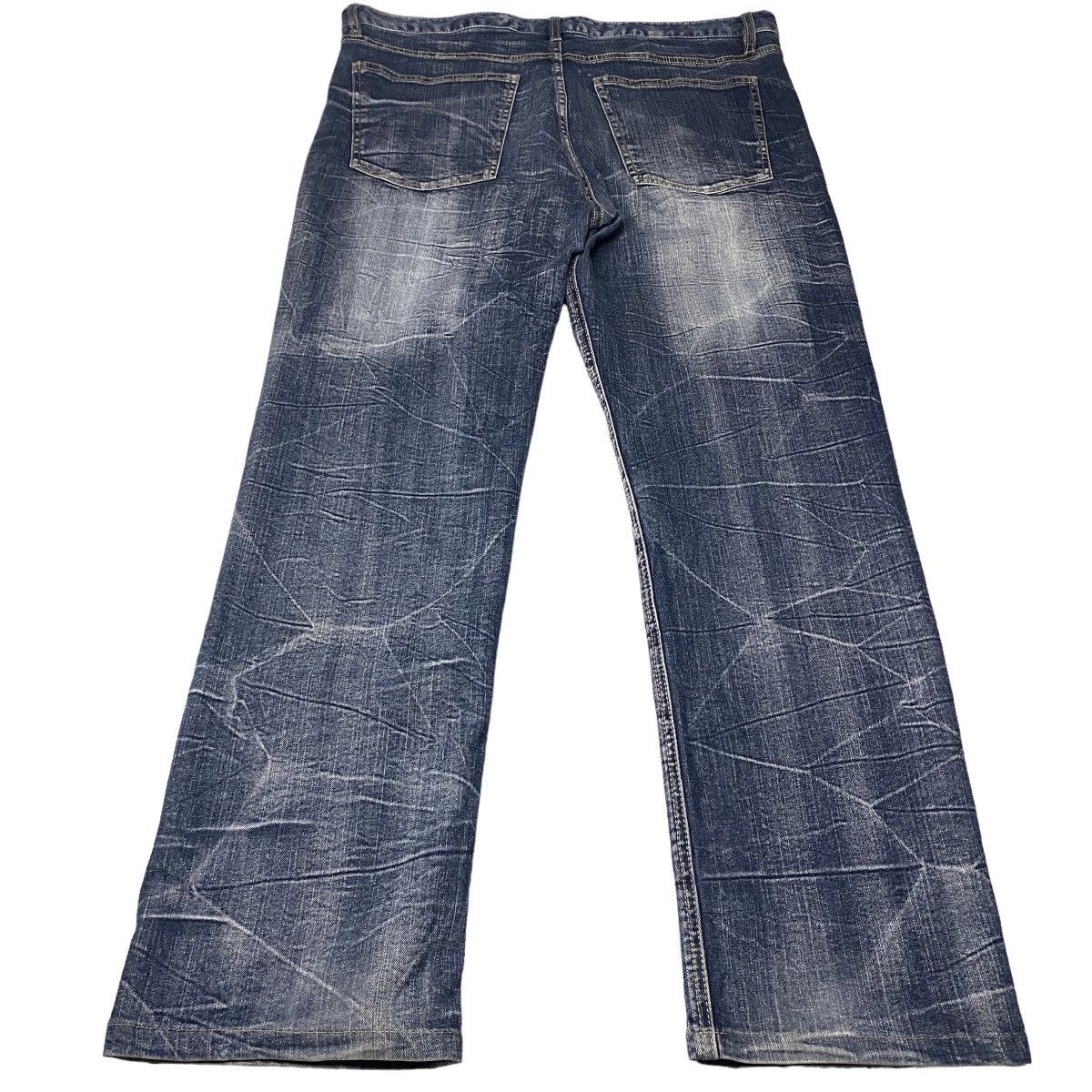 If Six Was Nine Flared Big Whiskered Straight Cut Jeans Size US 37 - 3 Thumbnail