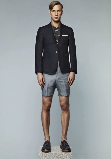 Thom Browne Thom Browne size3 Flax suit jacket suit Size 40S - 3 Thumbnail