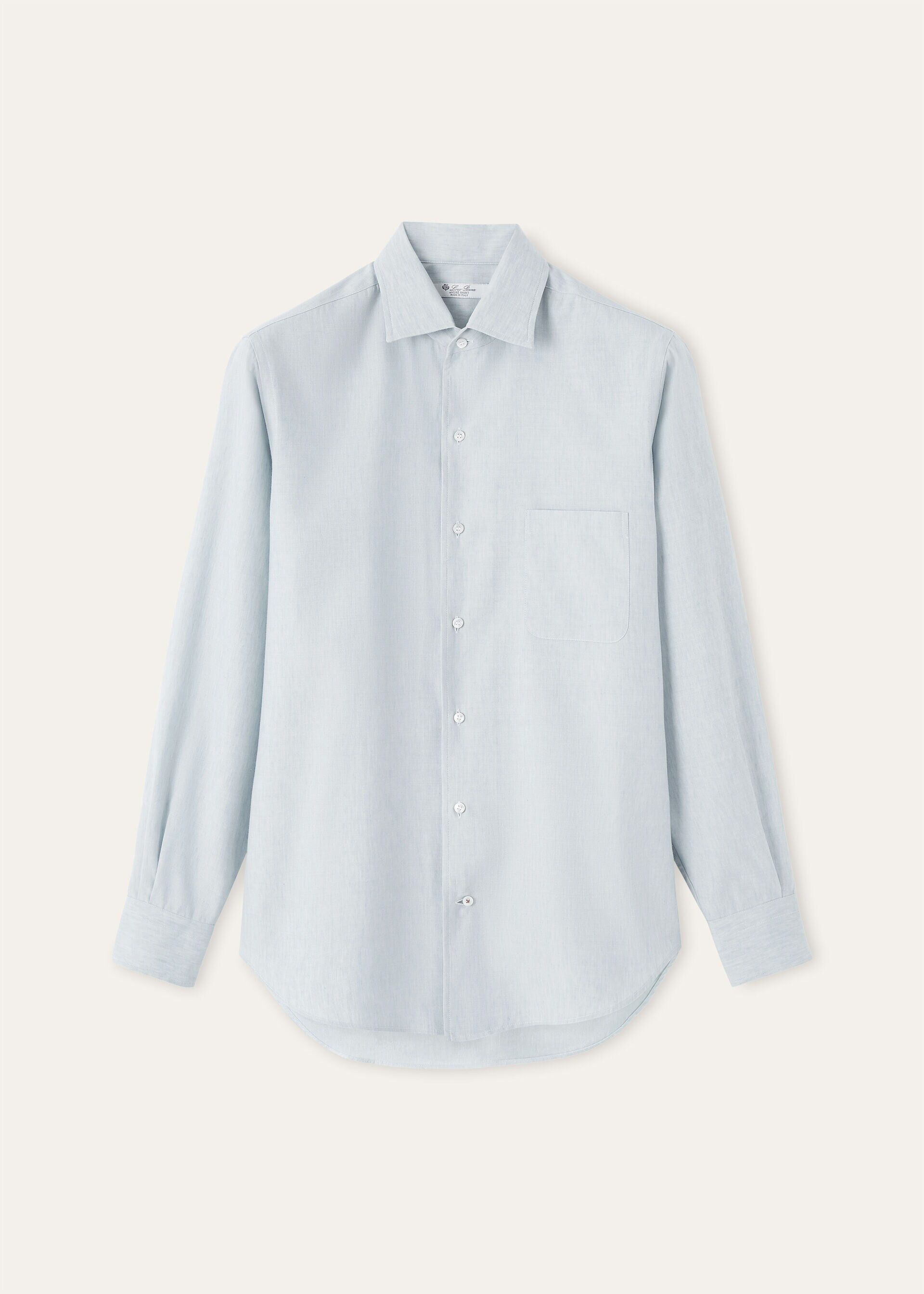 os11x0326 FAQ9777 André Shirt in Salt Bleached Blue