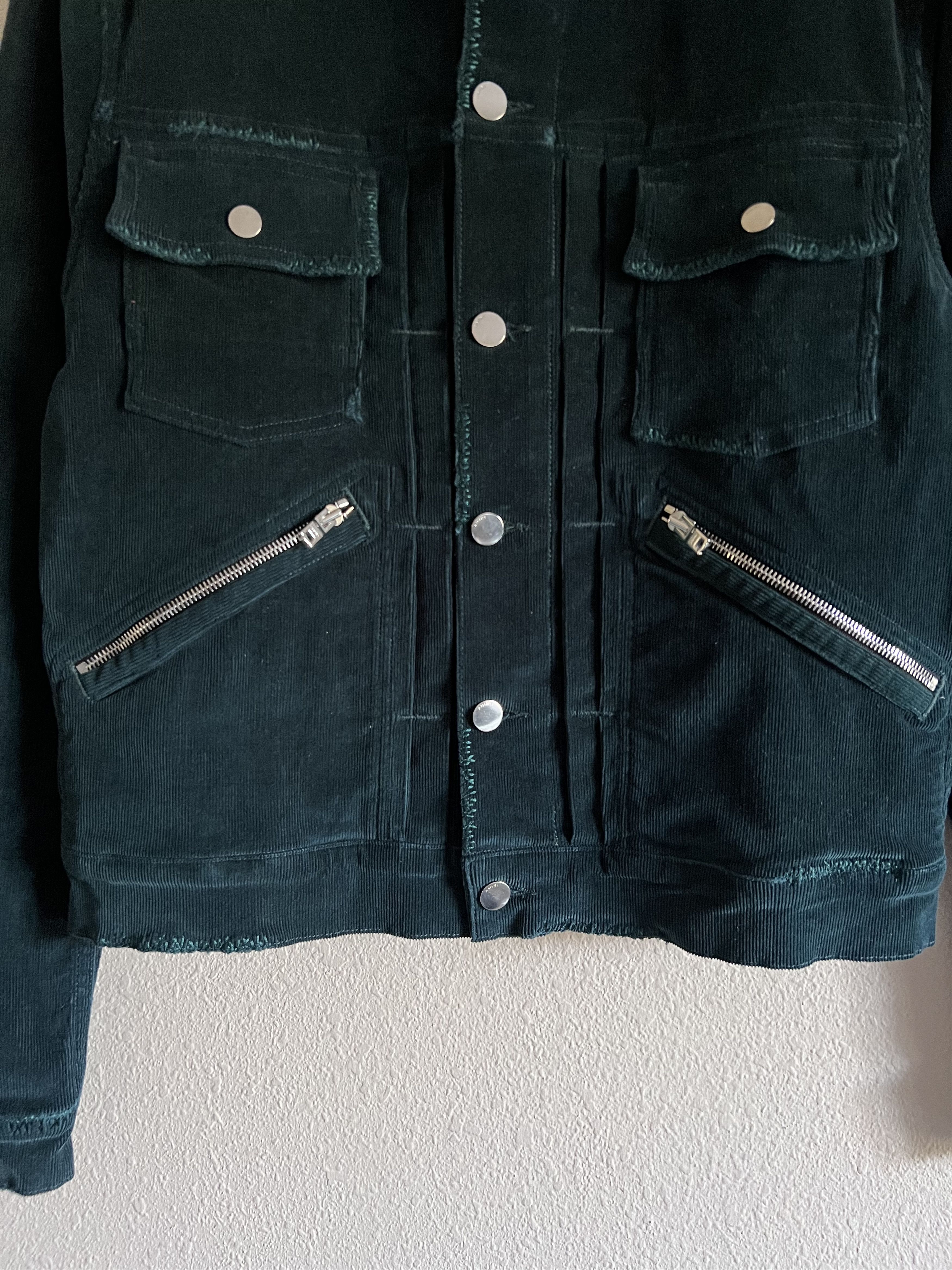 Amiri Amiri Corduroy Wranger Jacket in Green Size US M / EU 48-50 / 2 - 3 Thumbnail