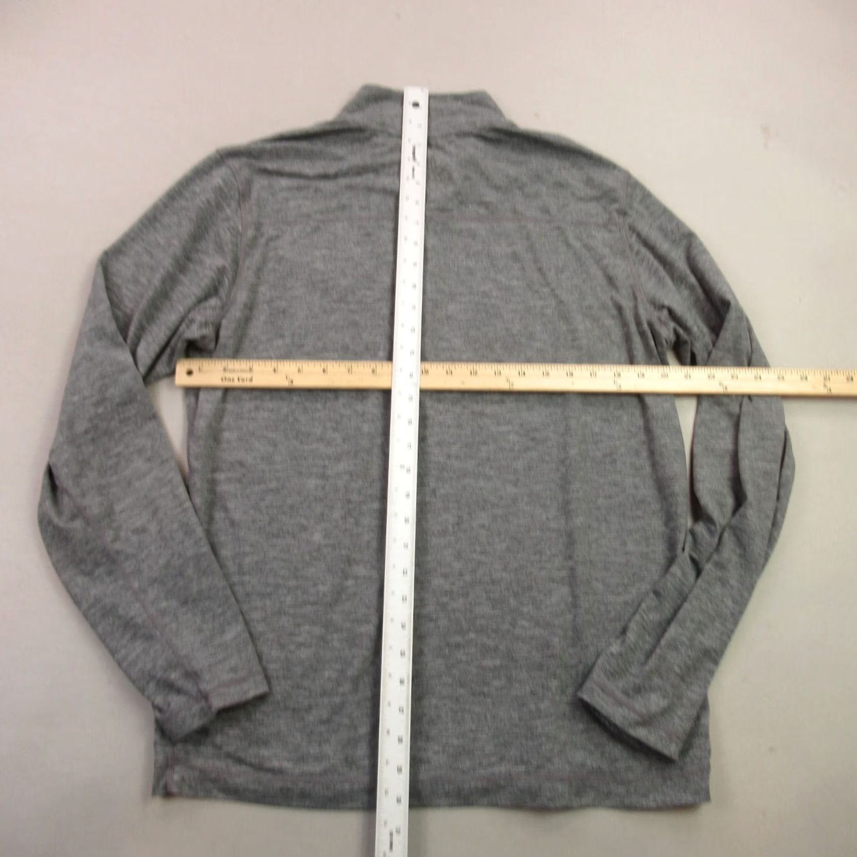 Prana prAna Sweater Mens Large Long Sleeve 1/4 Zip Pullover Outdoor Pocket Gray Size US L / EU 52-54 / 3 - 5 Thumbnail