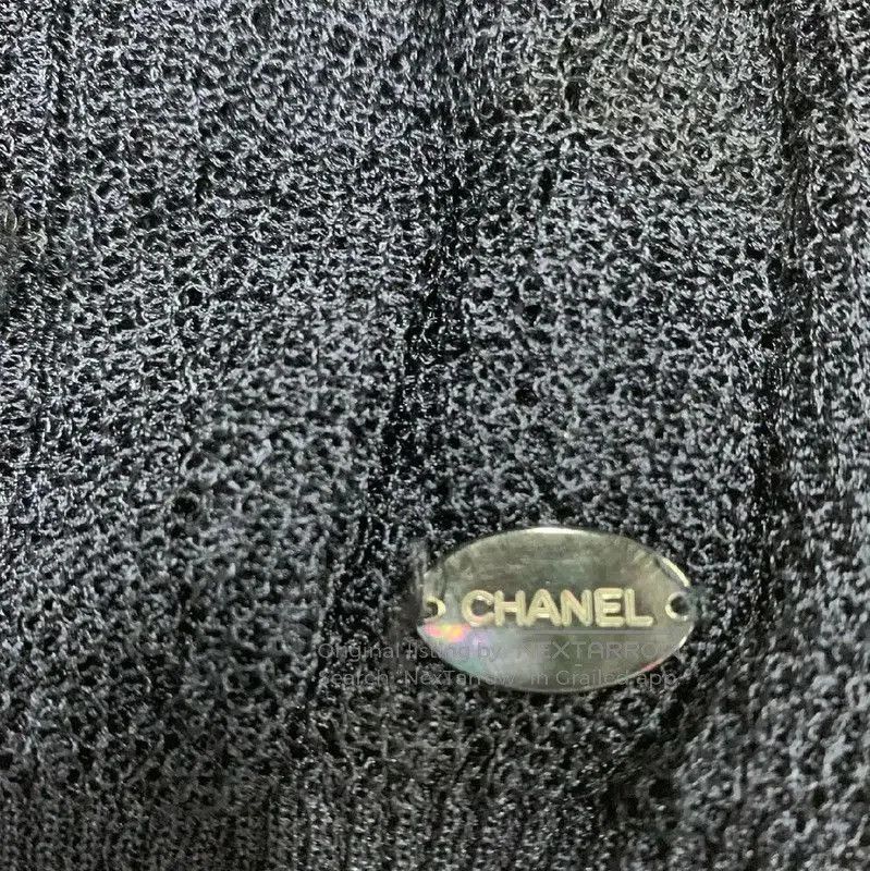 Chanel Chanel Deep Blue Cotton Women's T-Shirt . Size S / US 4 / IT 40 - 4 Thumbnail