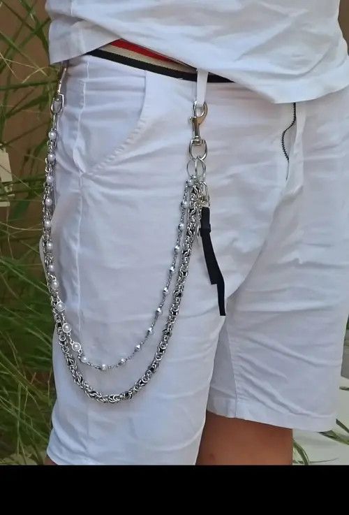VIBE 2 Layer Natural Echo Pearled Wallet Chain Size ONE SIZE - 5 Thumbnail