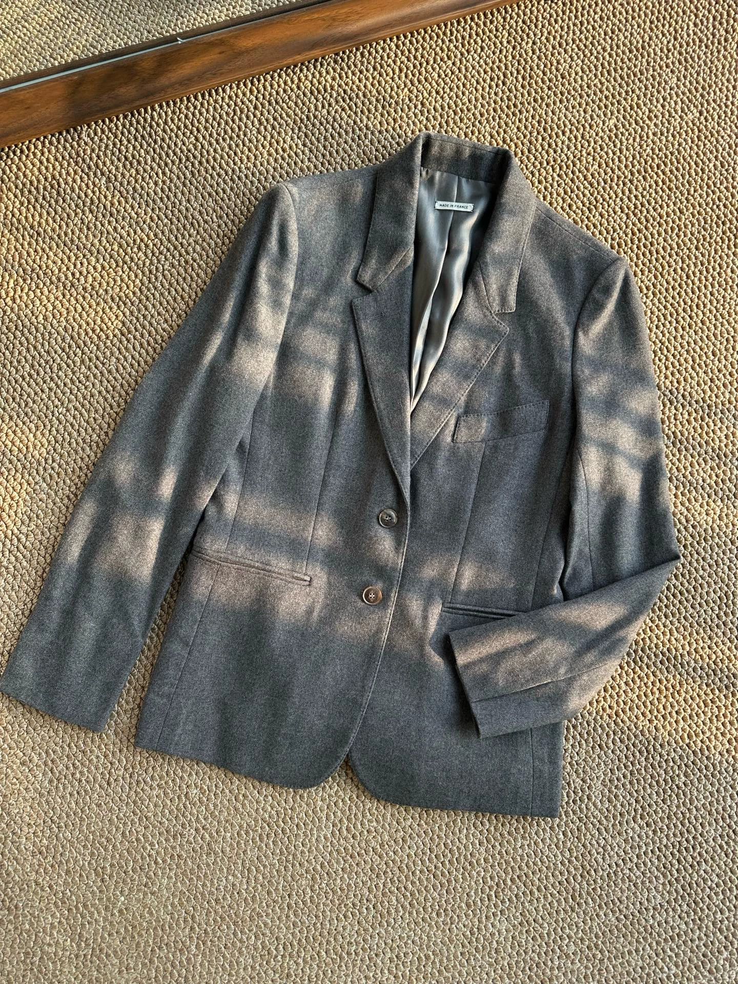 Hermes HERMES JPG Gaultier cashmere blazer women's gray34 Size XS / US 0-2 / IT 36-38 - 2 Thumbnail