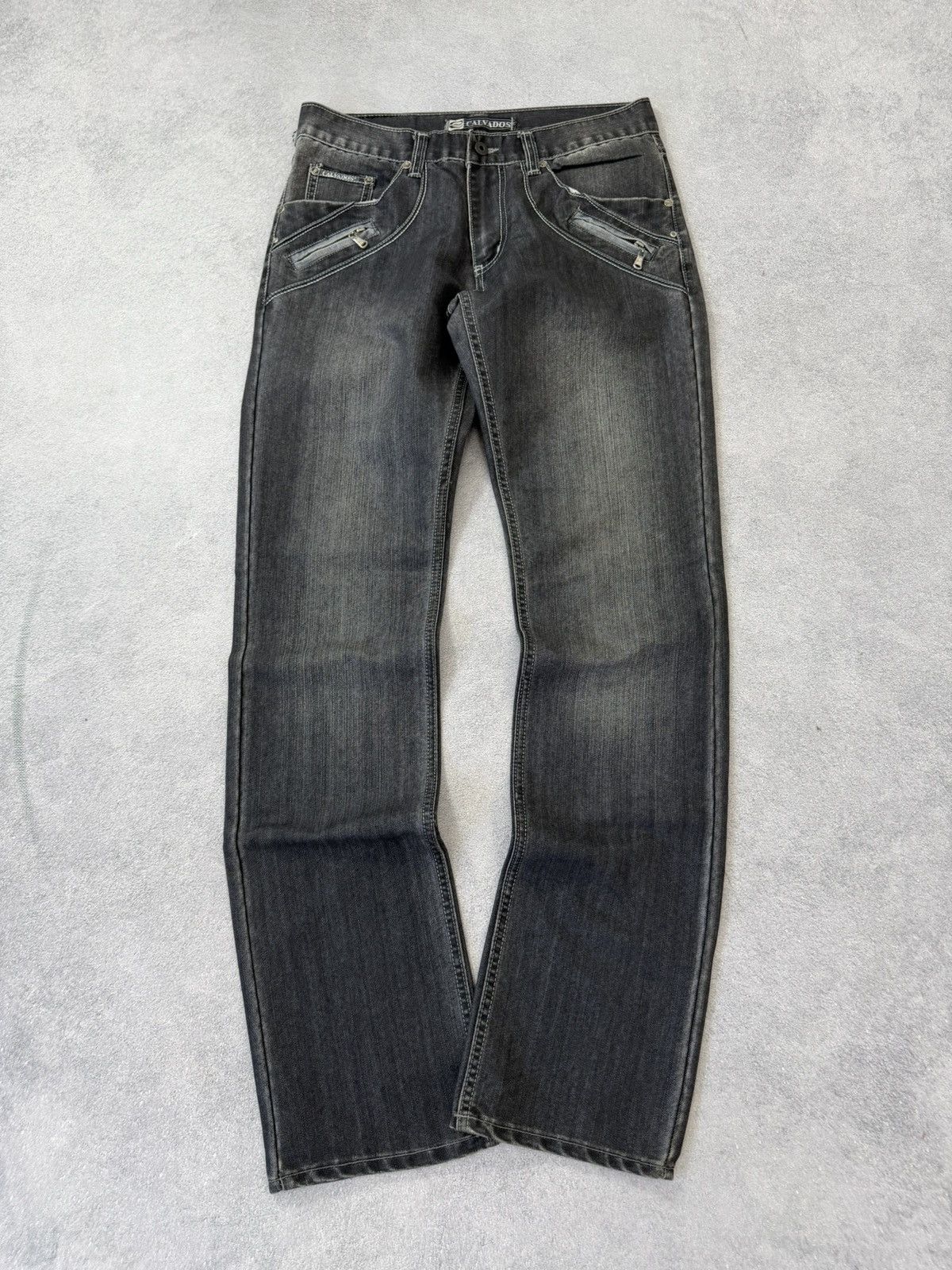 Hedi Slimane Vintage Dior Hedi Slimane Style Washed Denim Jeans Size US 30 / EU 46 - 9 Thumbnail