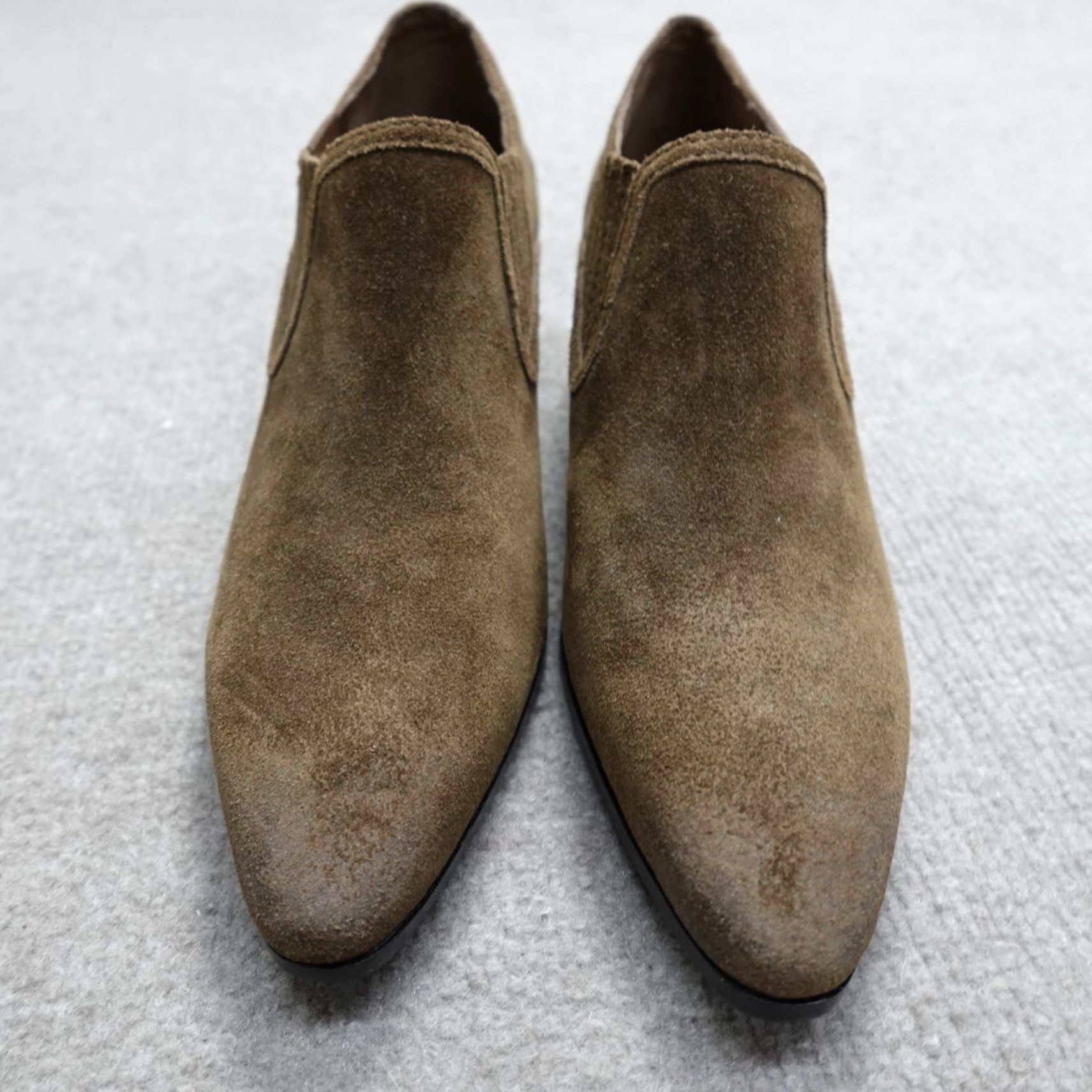 Frye FRYE Booties 8.5 Brown Ankle Suede 1.5" Heel Pointed Toe NEW Bootie Womens Shoes Size US 9 / IT 39 - 2 Thumbnail