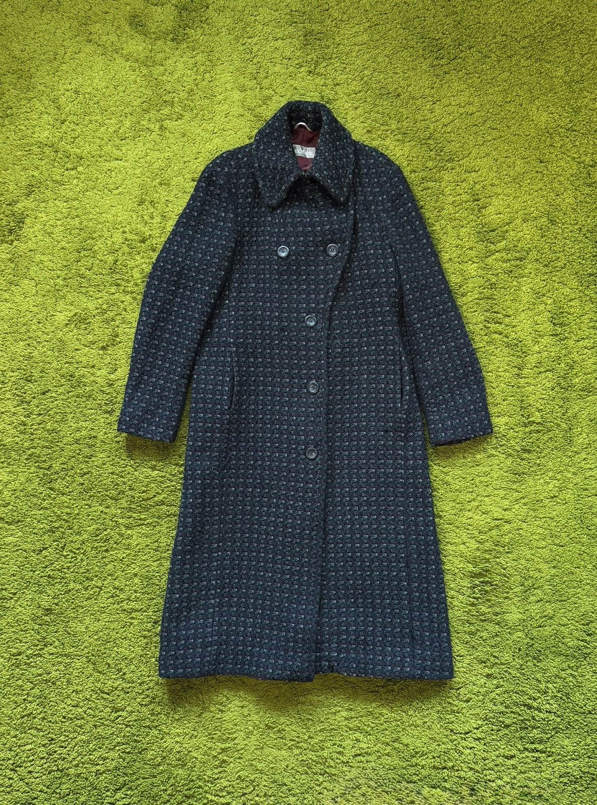 Designer × Max Mara × Weekend Max Mara Max Mara jacquard wool blend coat Size XL / US 12-14 / IT 48-50 - 2 Thumbnail