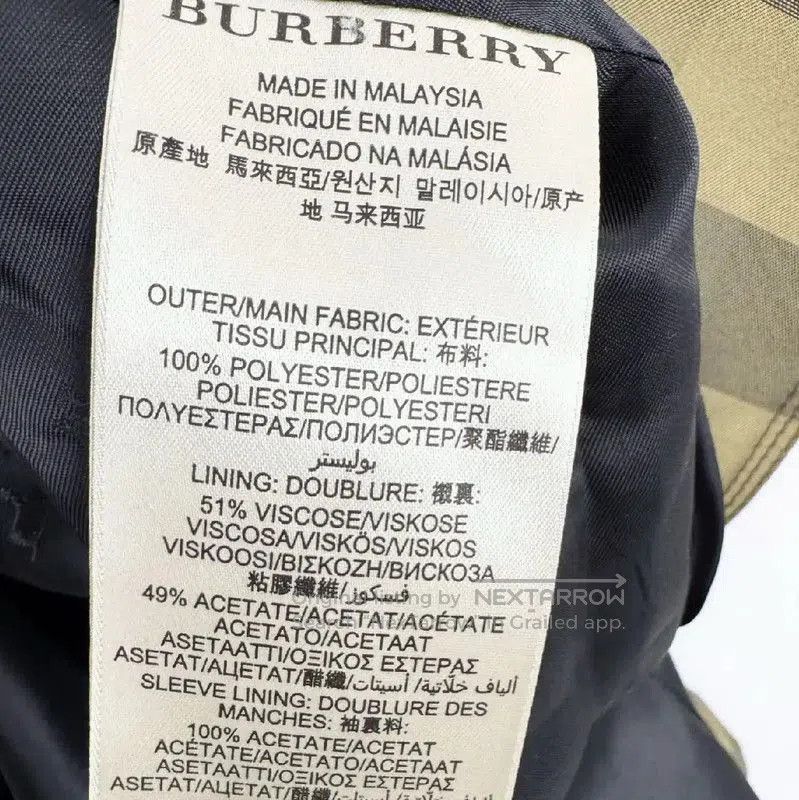 Burberry Burberry Multicolor Women's Trench Coat. Size S / US 4 / IT 40 - 5 Thumbnail