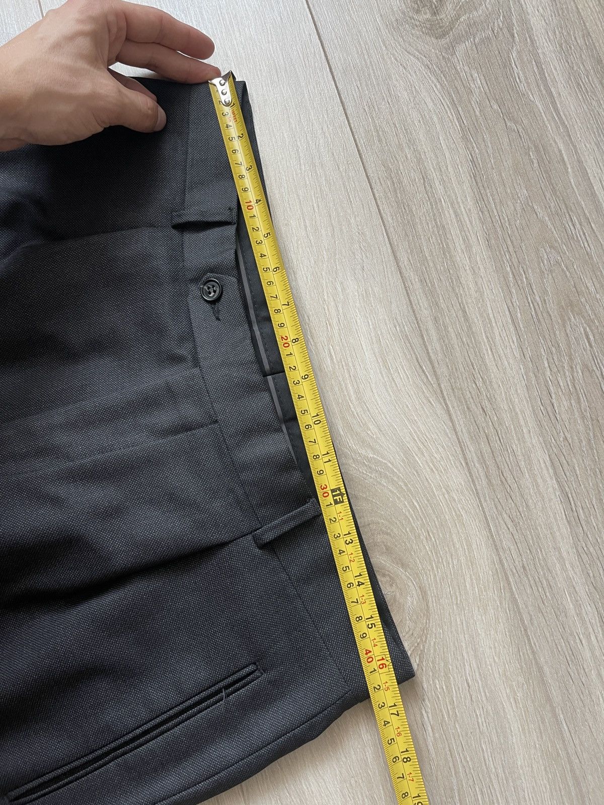 Yves Saint Laurent Vintage yves saint laurent trousers wool pants size M Size 38R - 12 Thumbnail