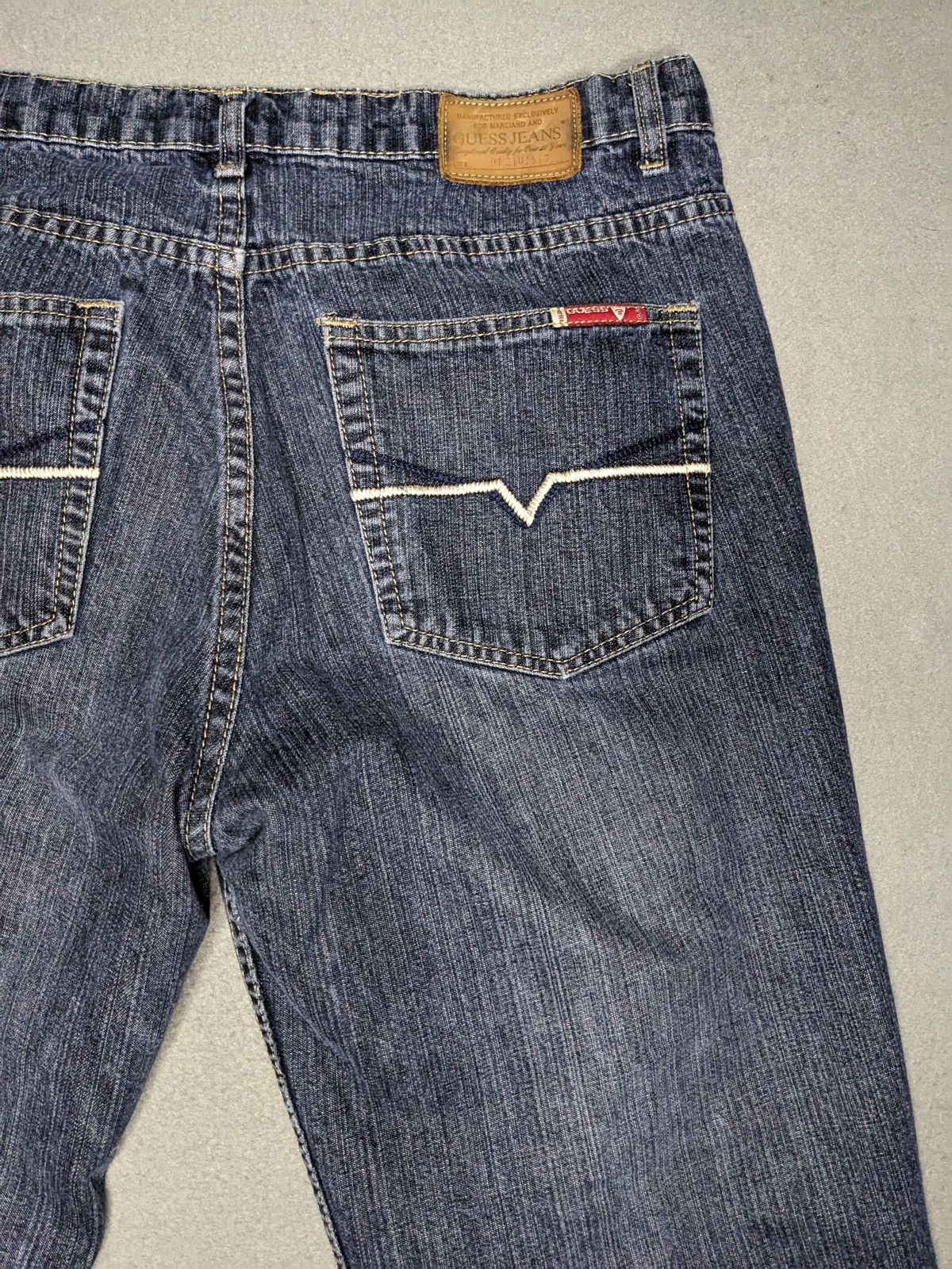 Guess VTG Guess Jeans Cropped Denim Wide Baggy Mens 34x26 Y2K USA Size US 34 / EU 50 - 10 Thumbnail