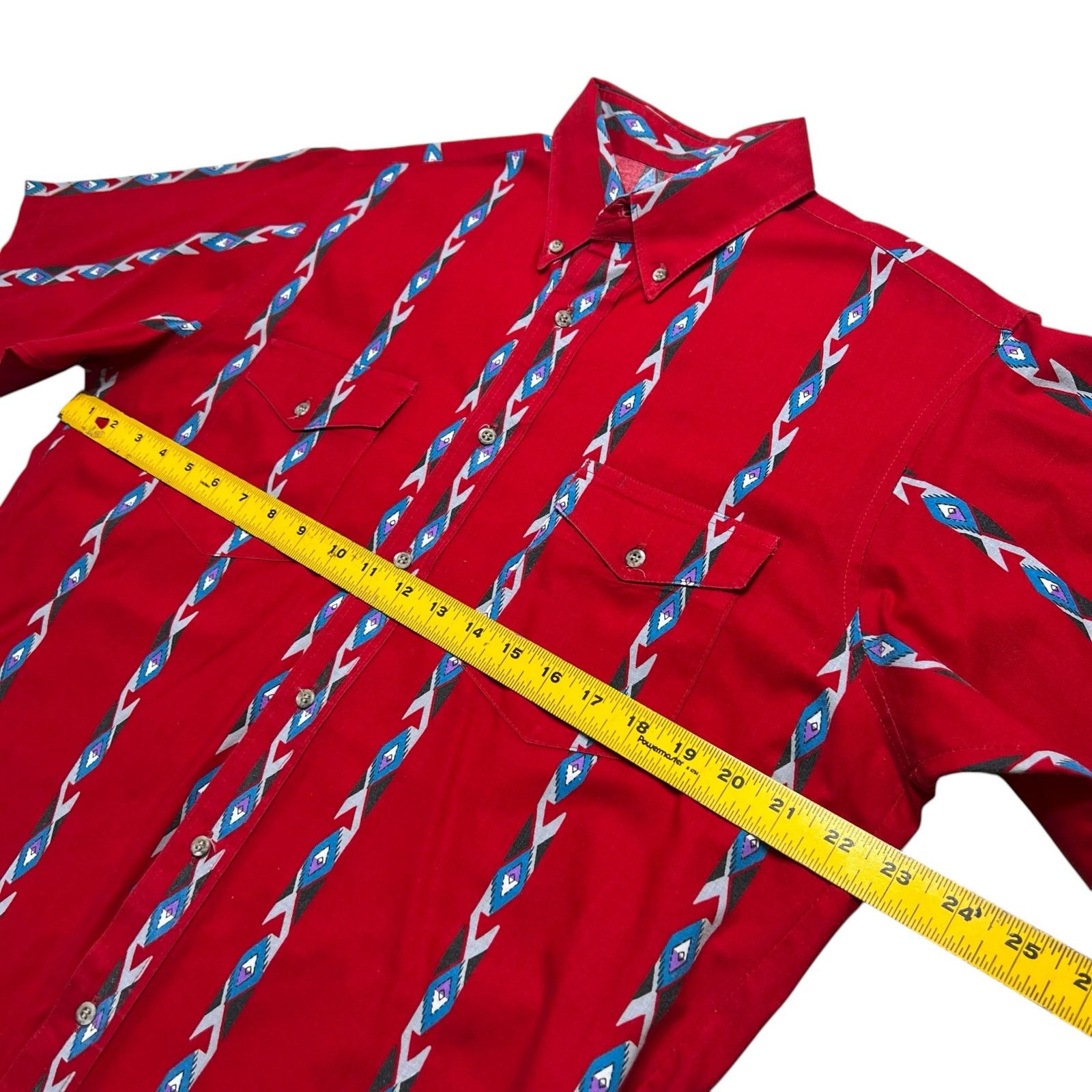 Wrangler Vintage Wrangler Cowboy Cut Western Shirt Aztec Stripe XL Size US XL / EU 56 / 4 - 5 Thumbnail