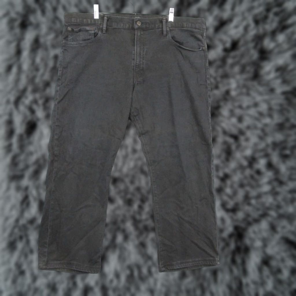 Polo Ralph Lauren Polo Ralph Lauren Jeans Mens 40x32 Black Classic Fit Stretch Denim 710716228 Size US L / EU 52-54 / 3 - 1 Thumbnail