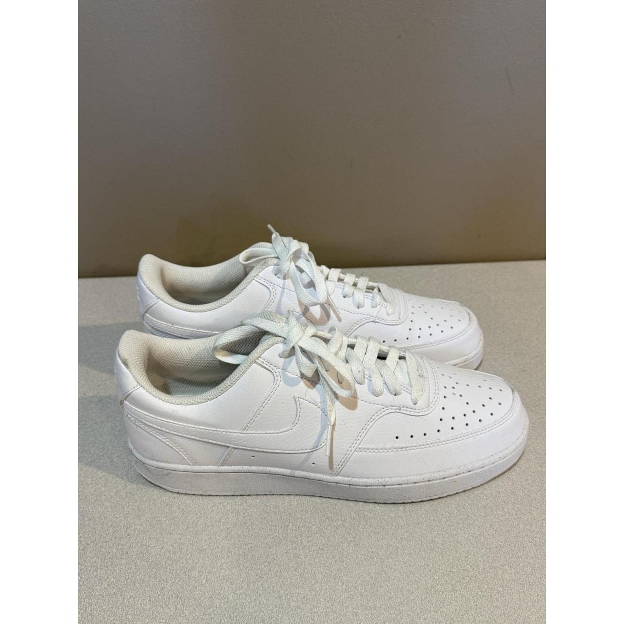 Nike Nike Court Vision Low Men Shoes Size 10.5 White 020709 LN2 Size US 10.5 / EU 43-44 - 1 Thumbnail