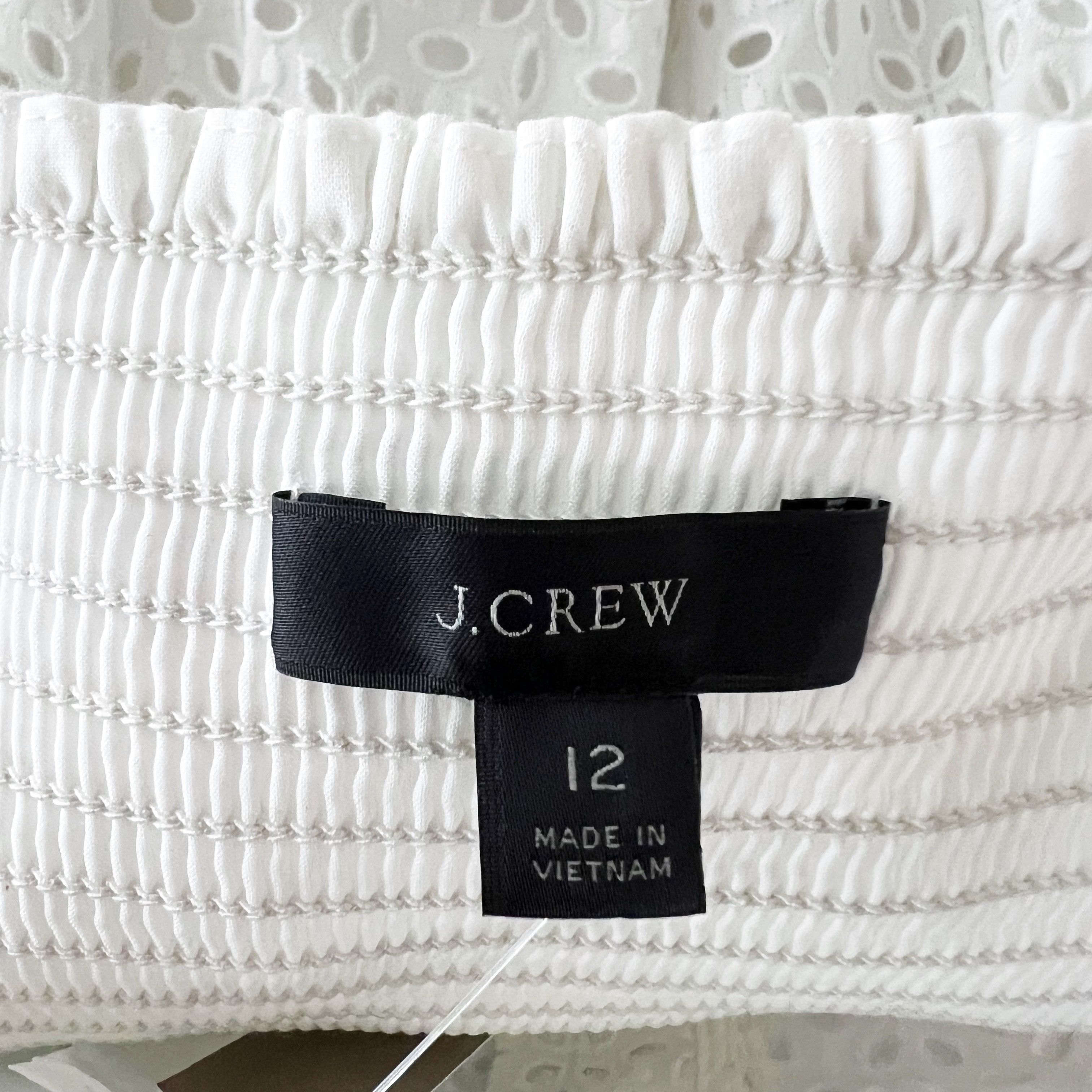 J.Crew NEW J. Crew Button Front Eyelet Lace Size XL / US 12-14 / IT 48-50 - 2 Thumbnail