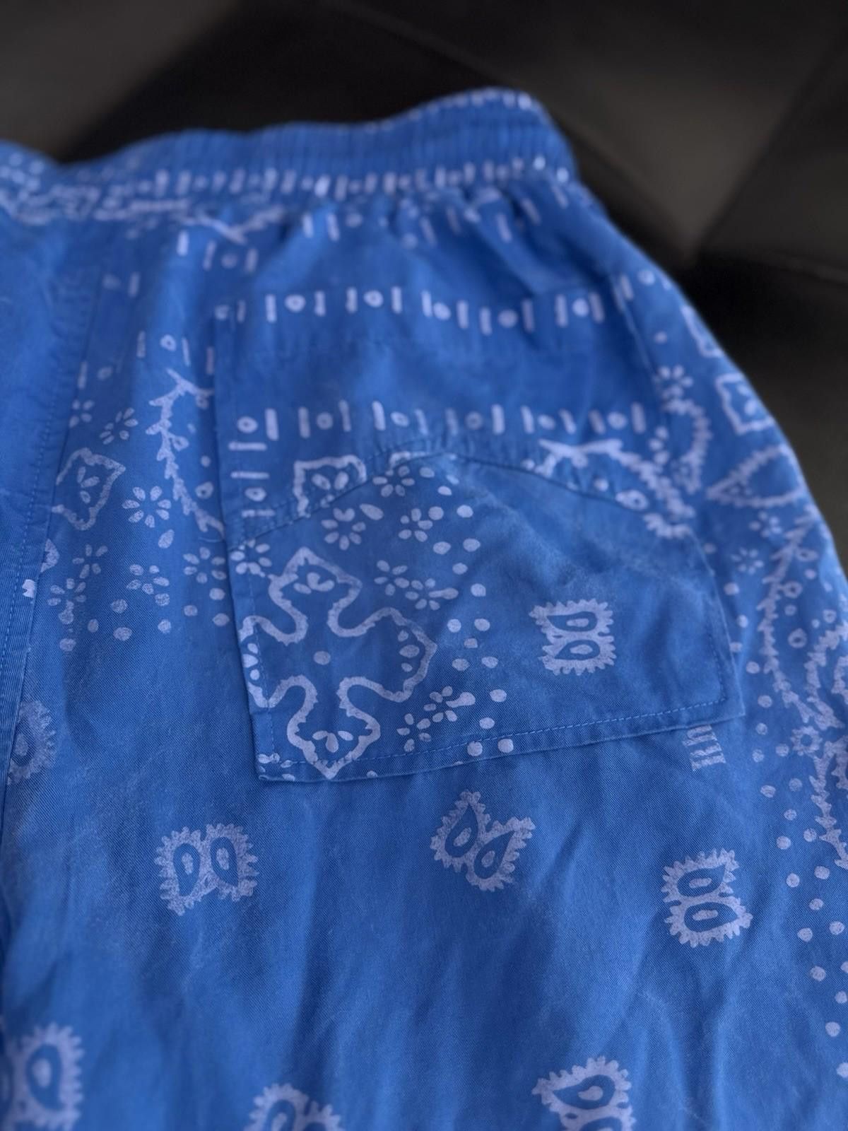 Rhude Rhude Logo Shorts Blue White Summer 100% Authentic (Large) Size US 34 / EU 50 - 10 Thumbnail