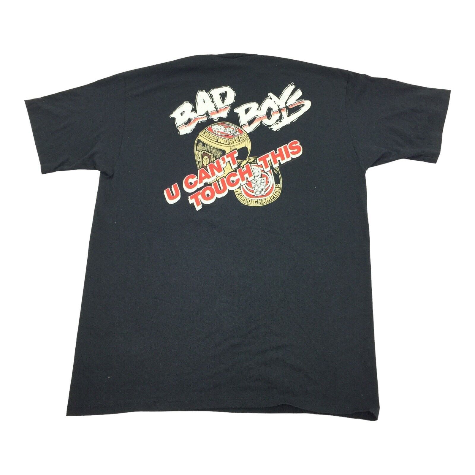 Jerzees × Vintage Vintage 1990 Detroit Pistons Bad Boys Single Stitch T-Shirt Size US L / EU 52-54 / 3 - 2 Thumbnail