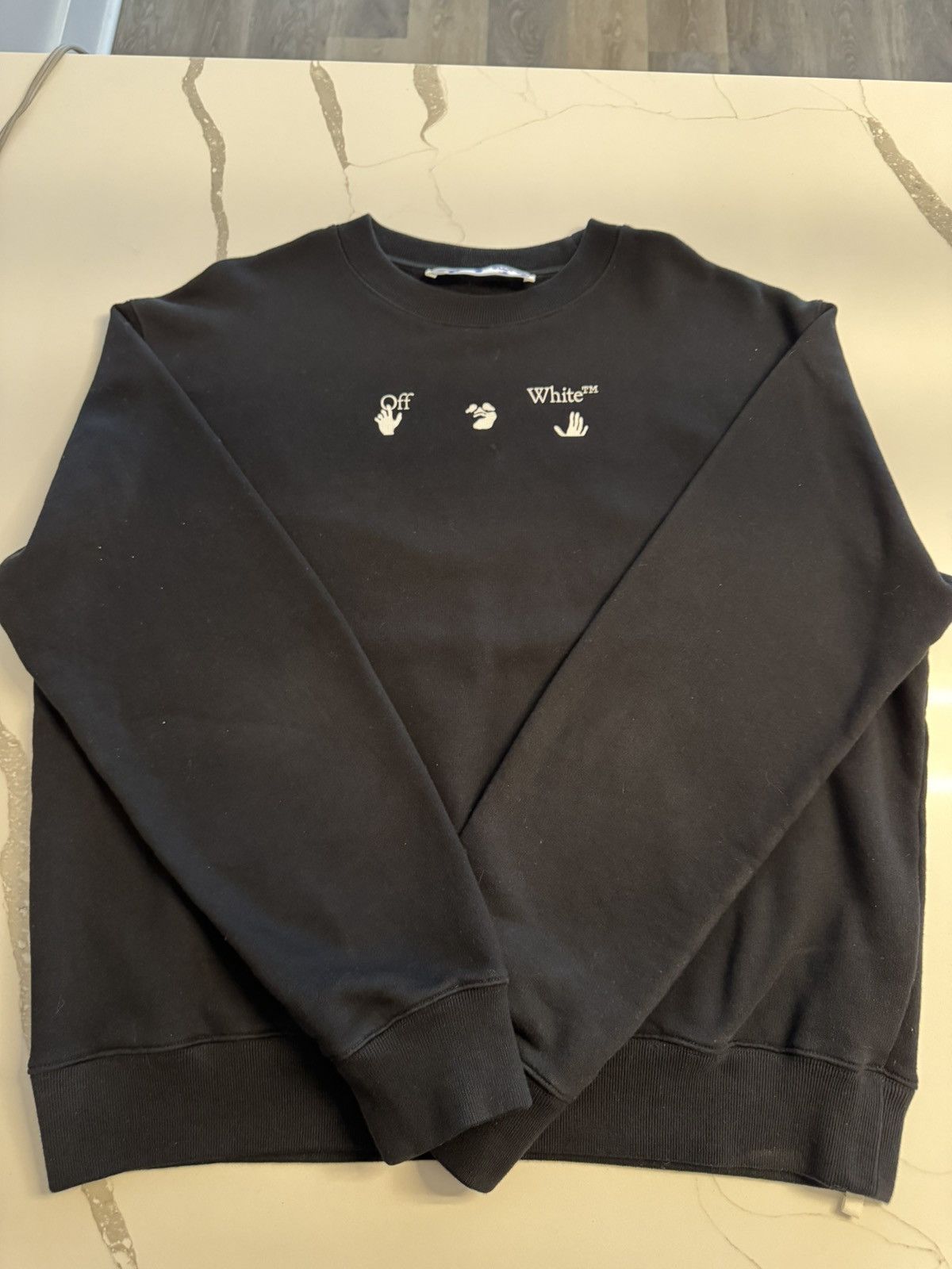 Off-White Off white crew neck Size US XL / EU 56 / 4 - 1 Thumbnail