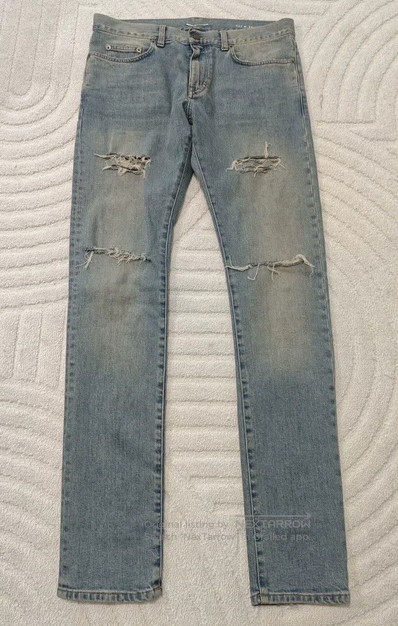 Saint Laurent Paris Saint Laurent Paris Double Cut and Multiple Cut Destroyed Size US 32 / EU 48 - 1 Thumbnail