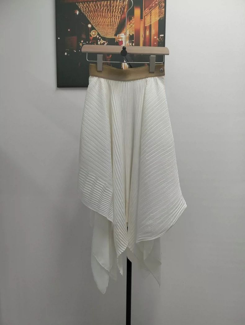 LOEWE A asymmetrical pleated skirt