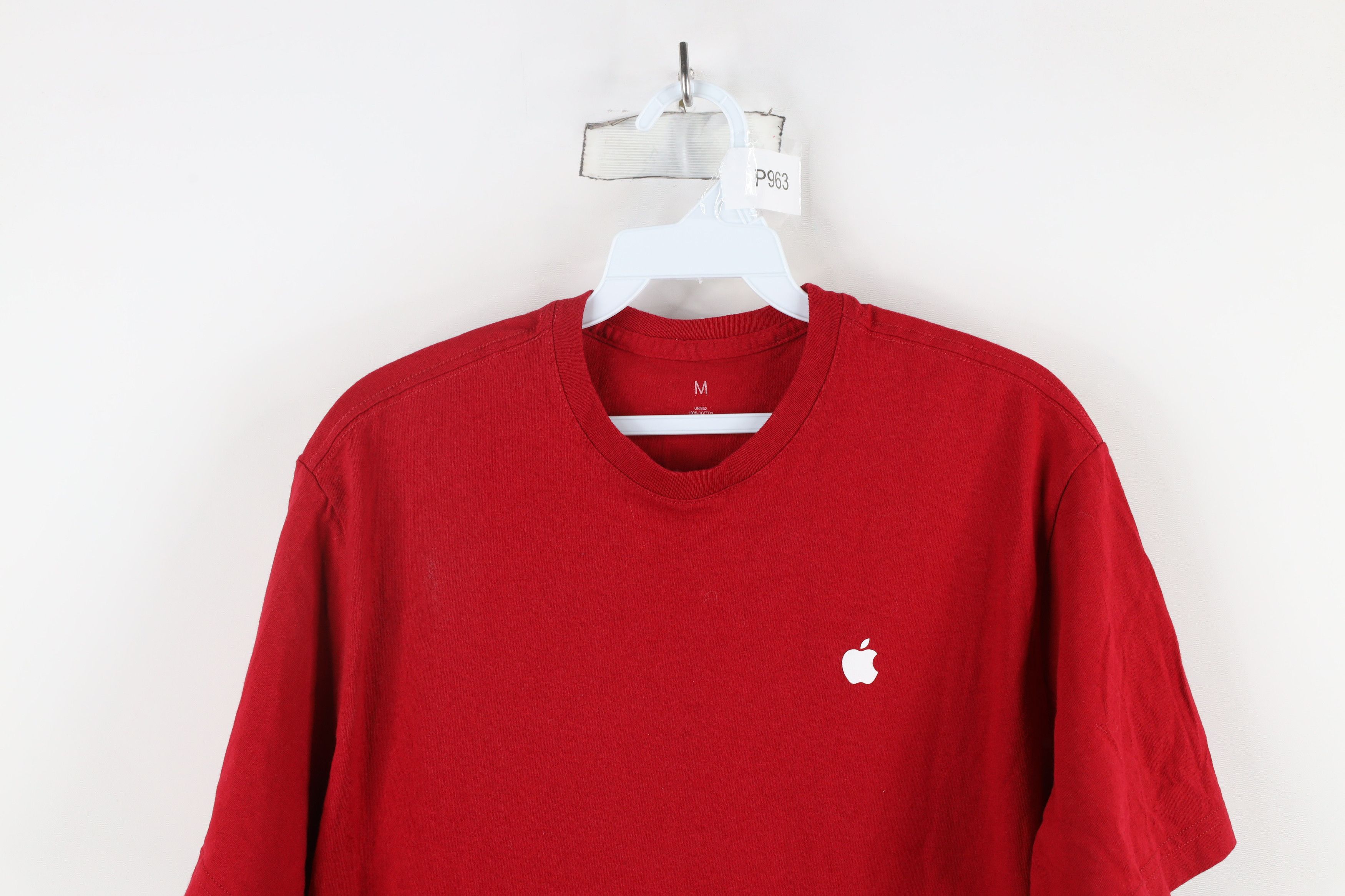 Apple × Vintage Apple Inc Apple Logo Employee Short Sleeve T-Shirt Red USA Size US M / EU 48-50 / 2 - 2 Thumbnail