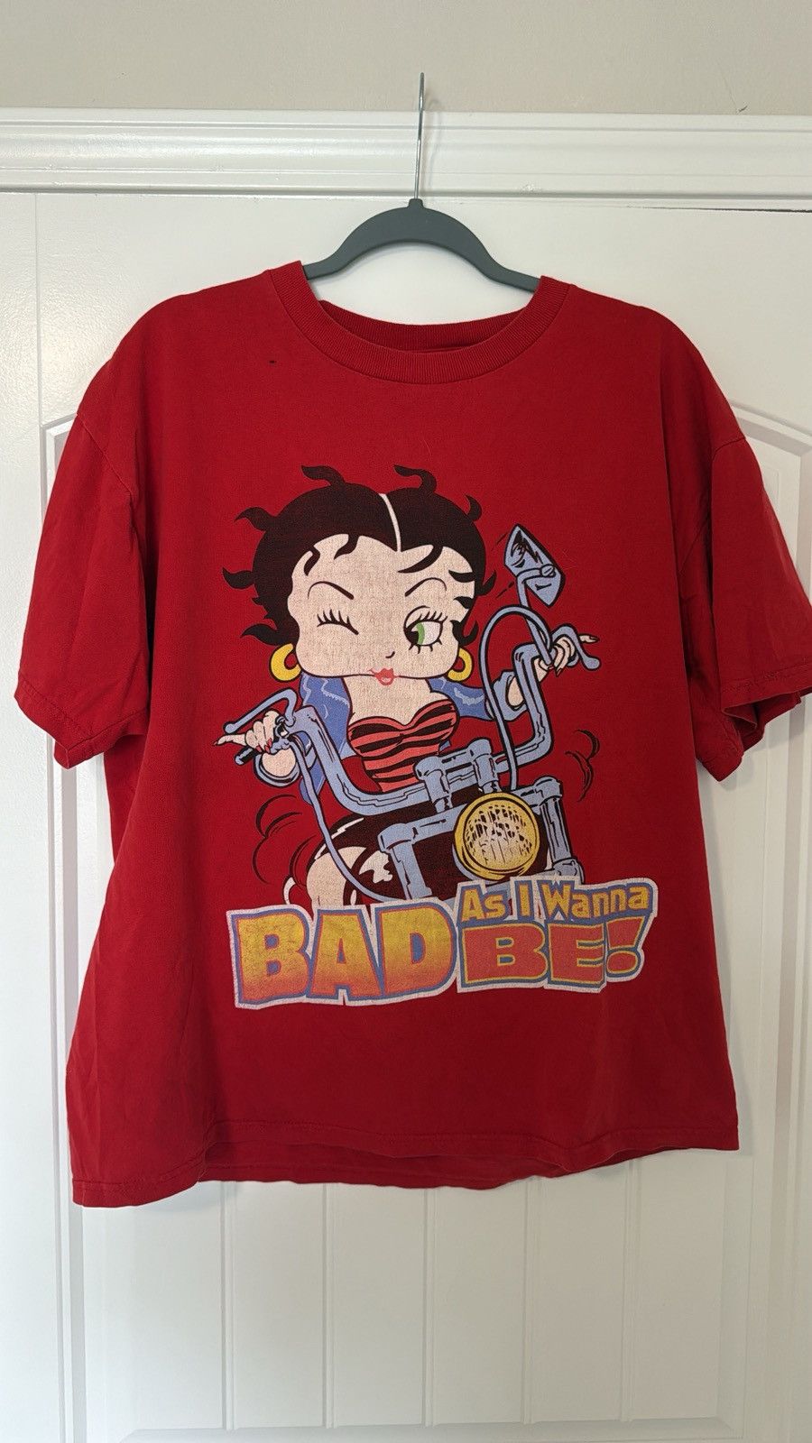 Vintage Vintage Betty Boop “Bad As I Wanna Be!” Tee 🅱️🏍️❤️ Size US L / EU 52-54 / 3 - 1 Thumbnail