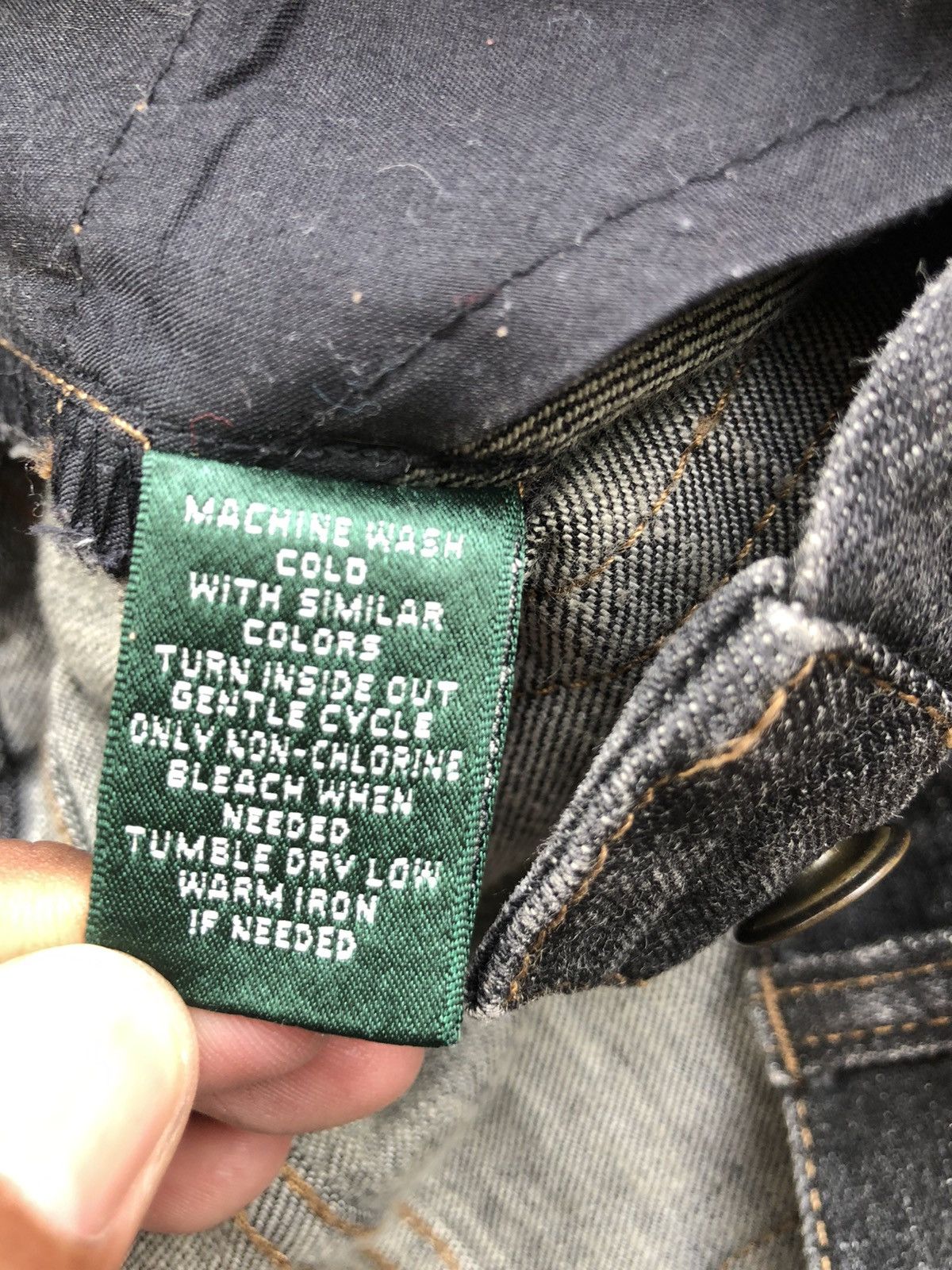Lauren Ralph Lauren Japanese Lauren Flared Jeans Patchwork Size US 29 - 18 Thumbnail