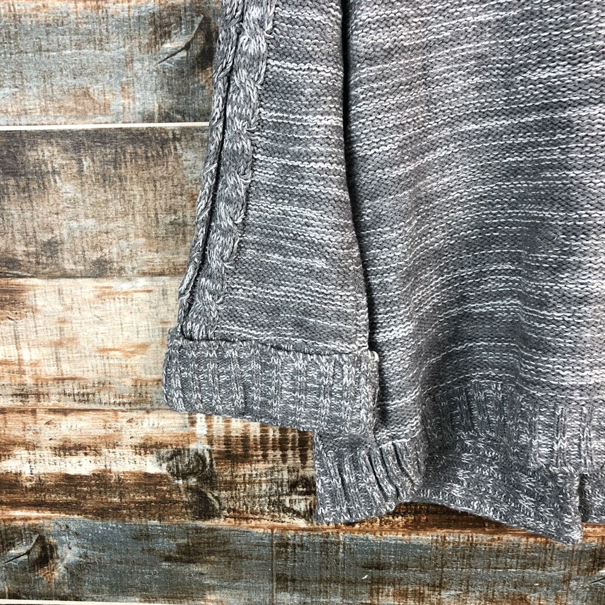 Homespun Knitwear Putietal Grey Cardigan Knitwear #A2344 Size M / US 6-8 / IT 42-44 - 15 Thumbnail
