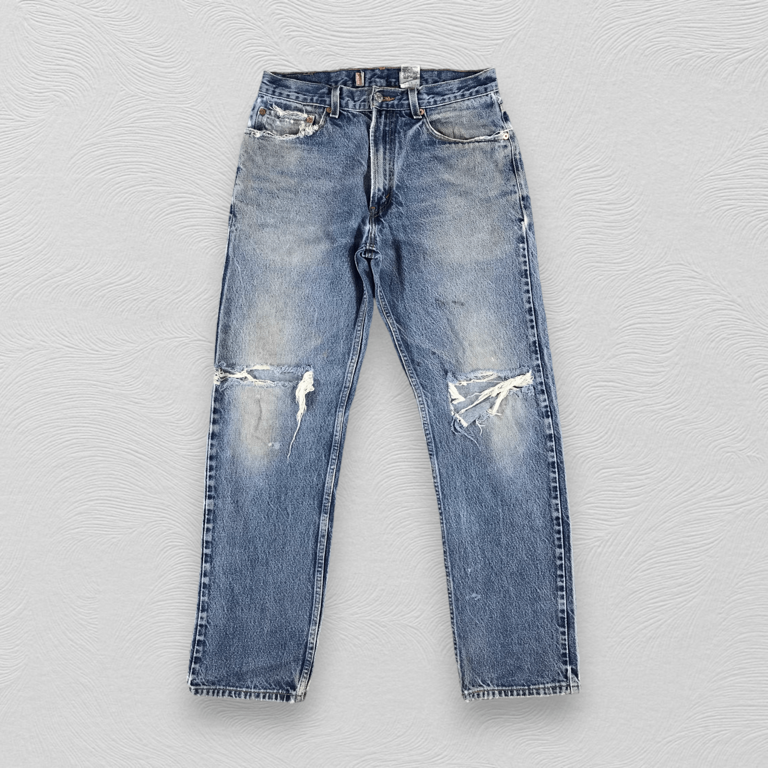 Levi's Vintage Levi's 505 Jeans Distressed Denim KJ880 Size US 32 / EU 48 - 1 Thumbnail