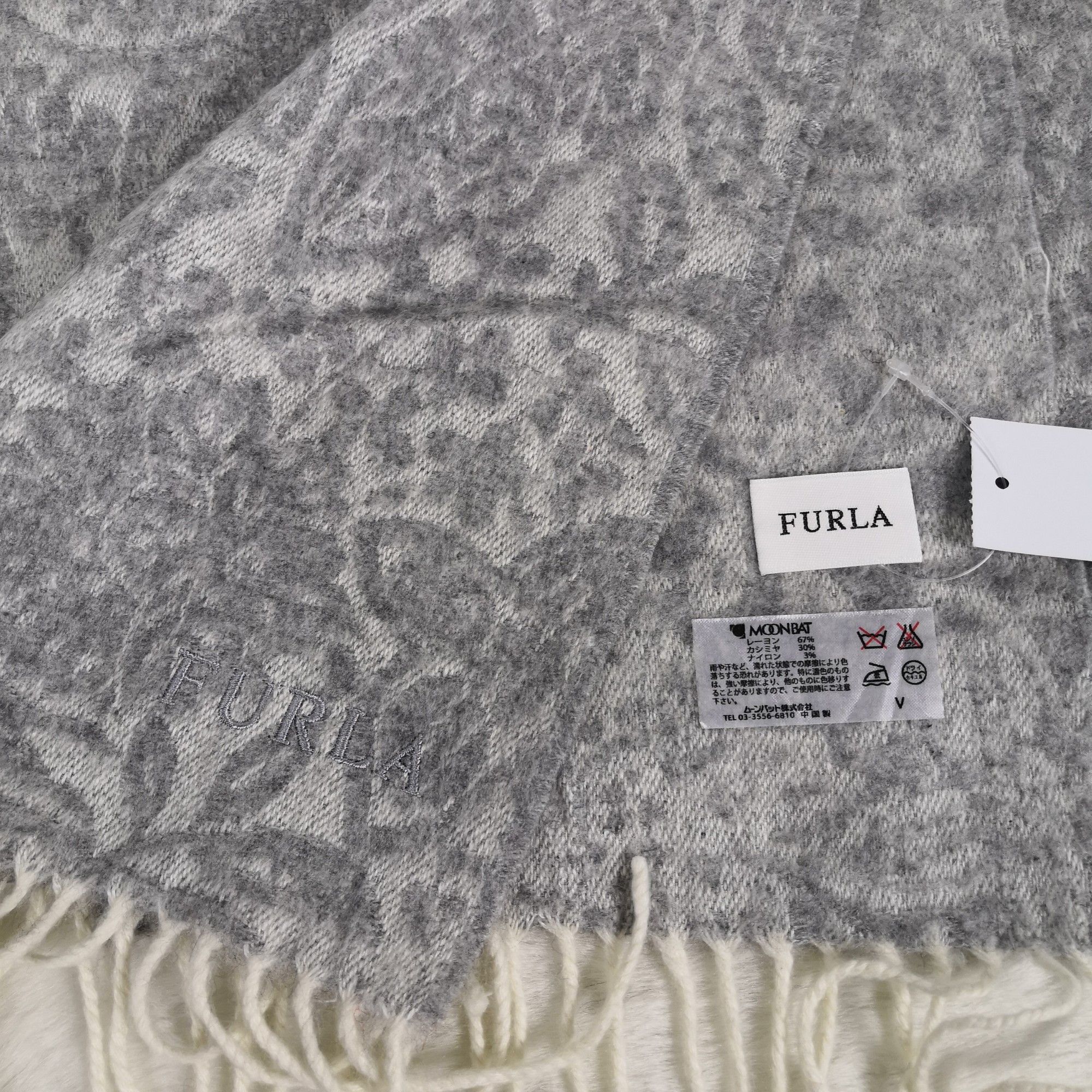 Furla Vintage FURLA Scarf Wool Cashmere Scarves. Size ONE SIZE - 5 Thumbnail