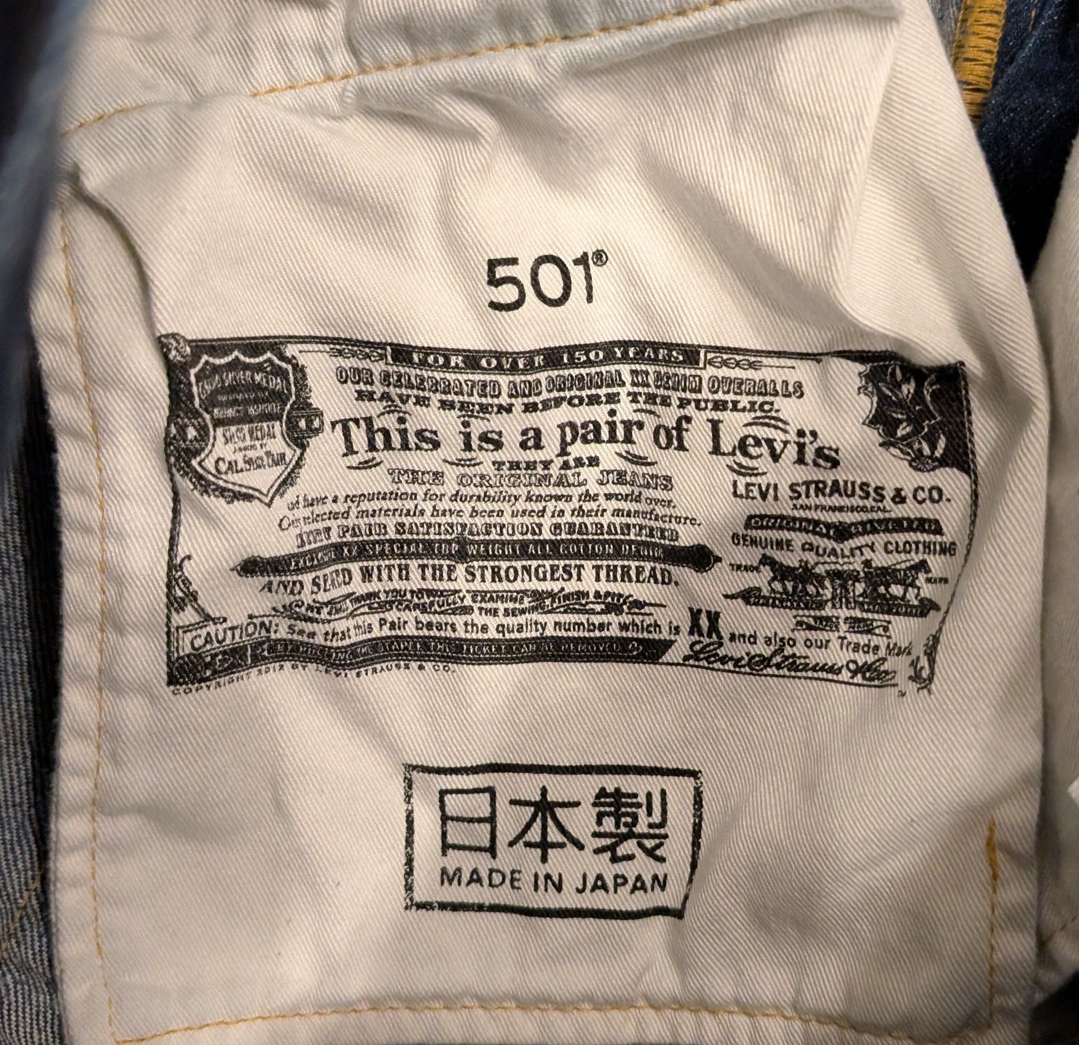 Levi's Levi's 501 Selvedge Denim Jeans 32 x 27 Made in Japan Size US 32 / EU 48 - 5 Thumbnail